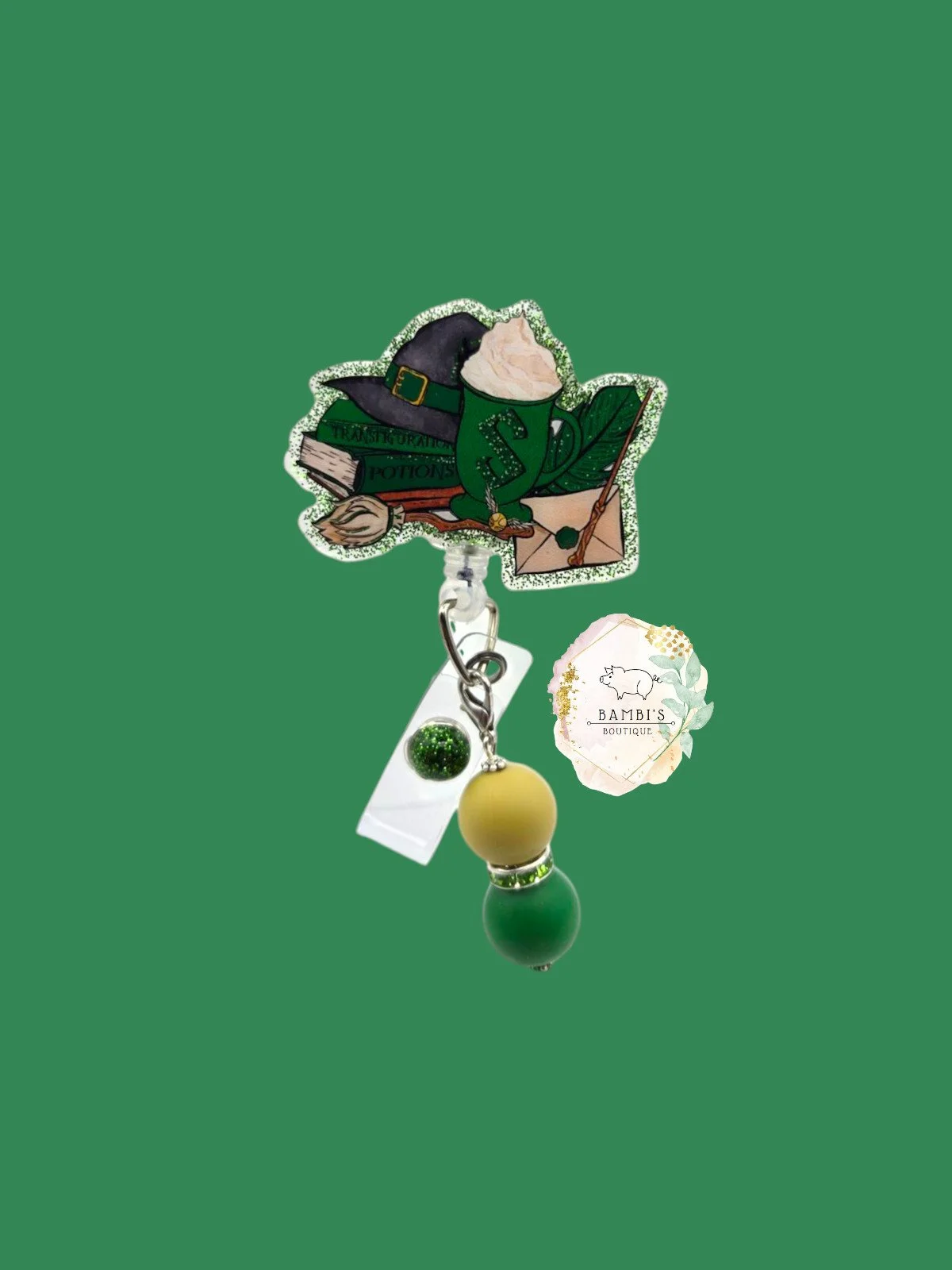 🐍 Slytherin-Inspired Badge Reel – Ambition & Cunning Edition