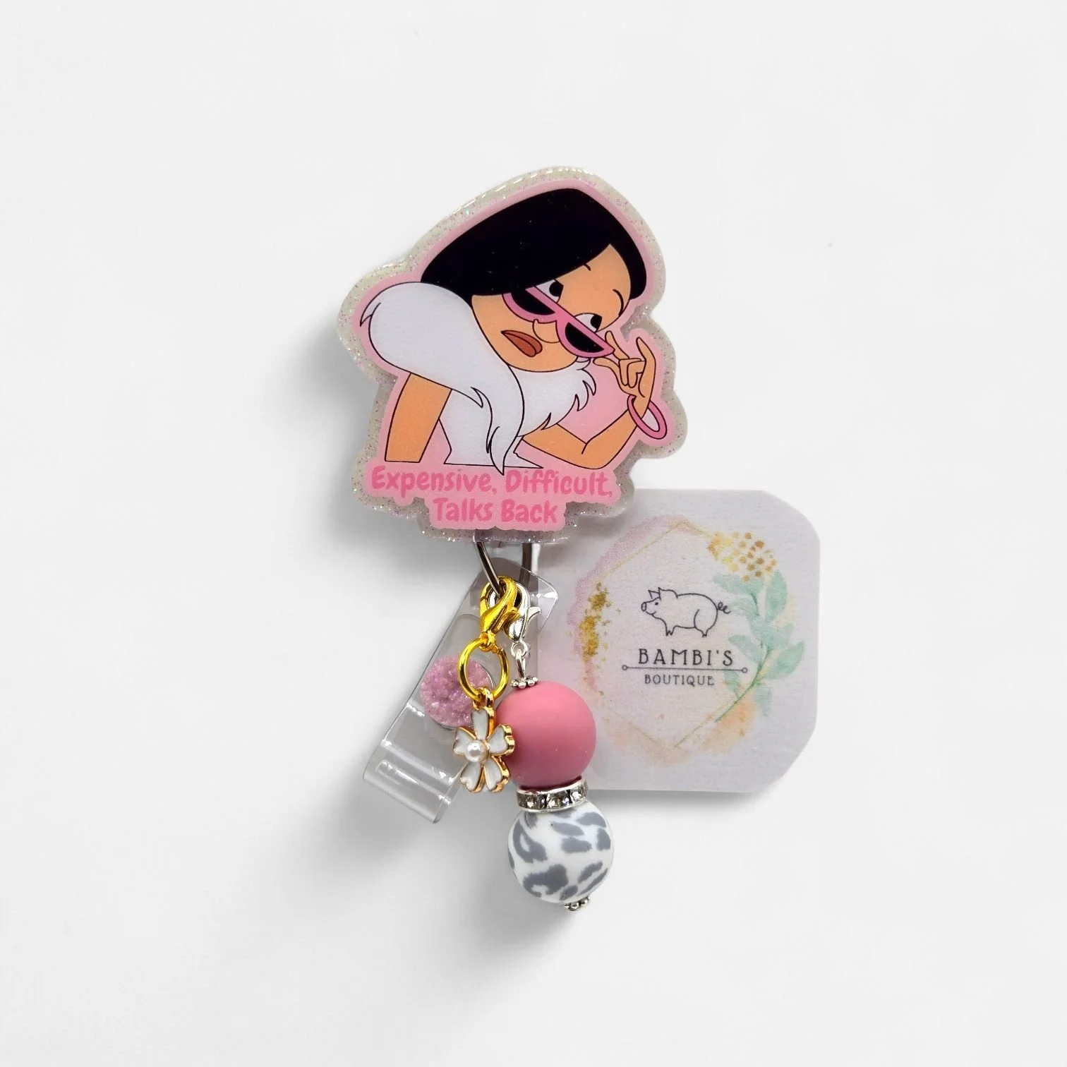 💅 Expensive Difficult Talks Back Badge Reel