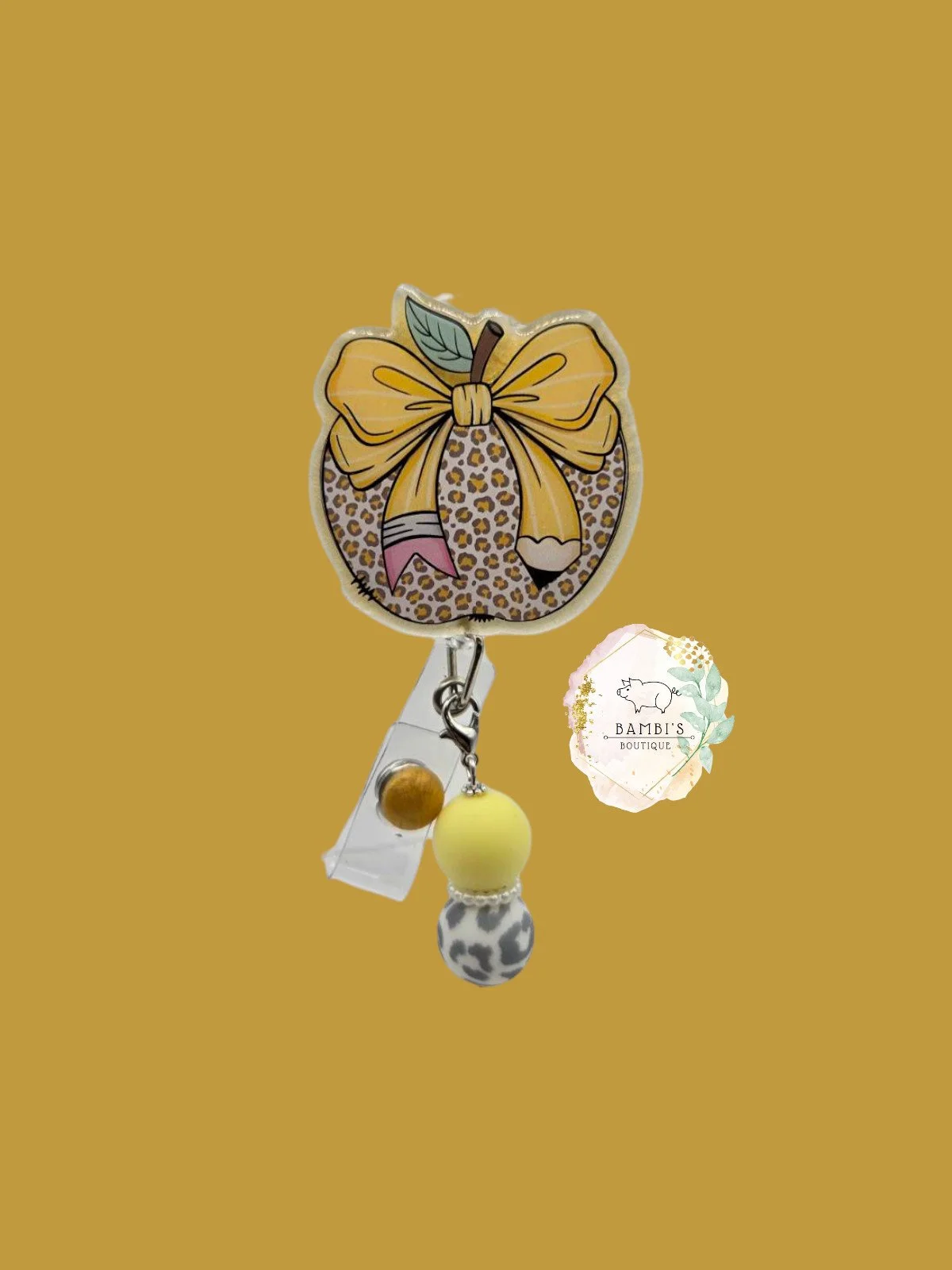 🍎 Leopard Apple Badge Reel – Wild About Teaching!