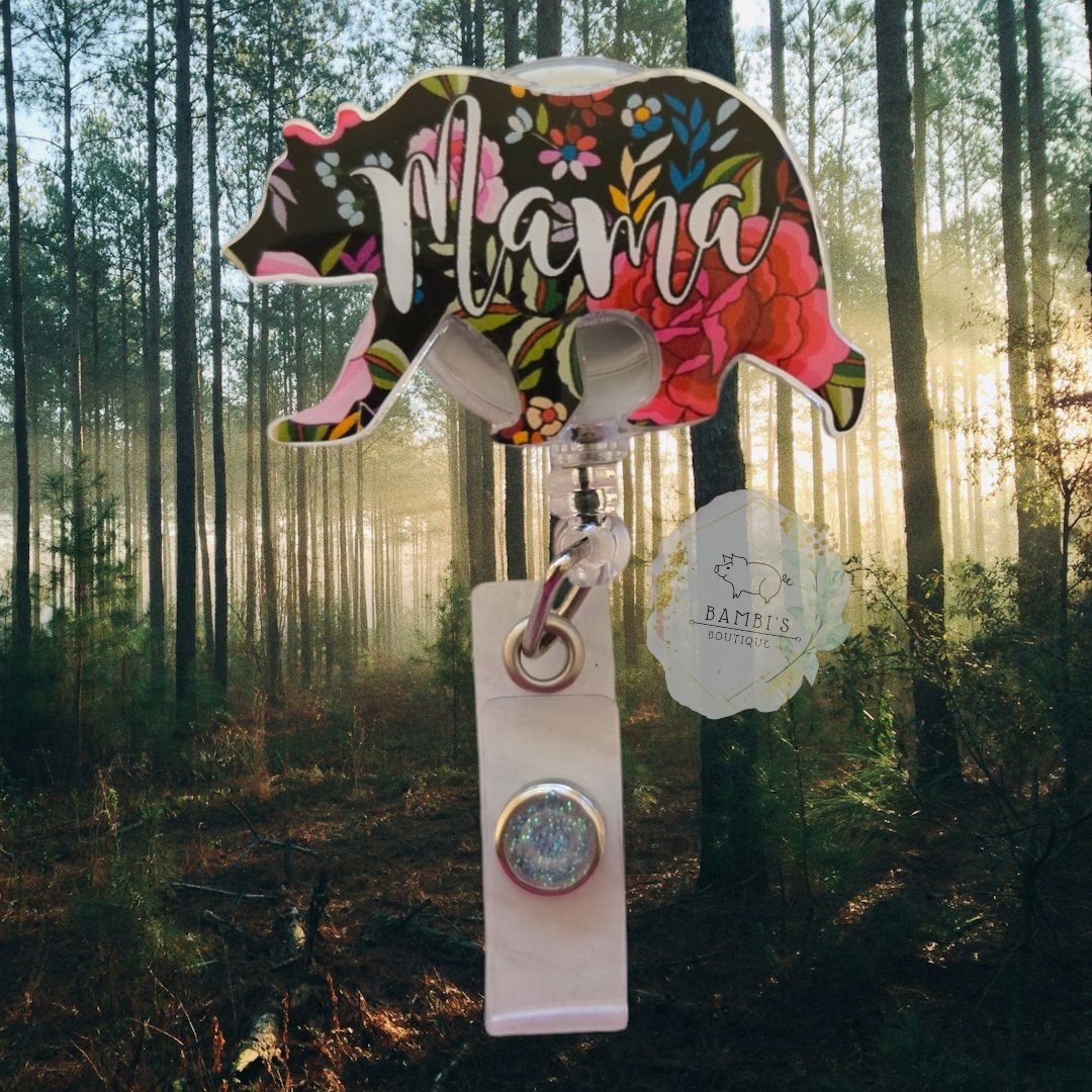 Mama Bear Badge Reel