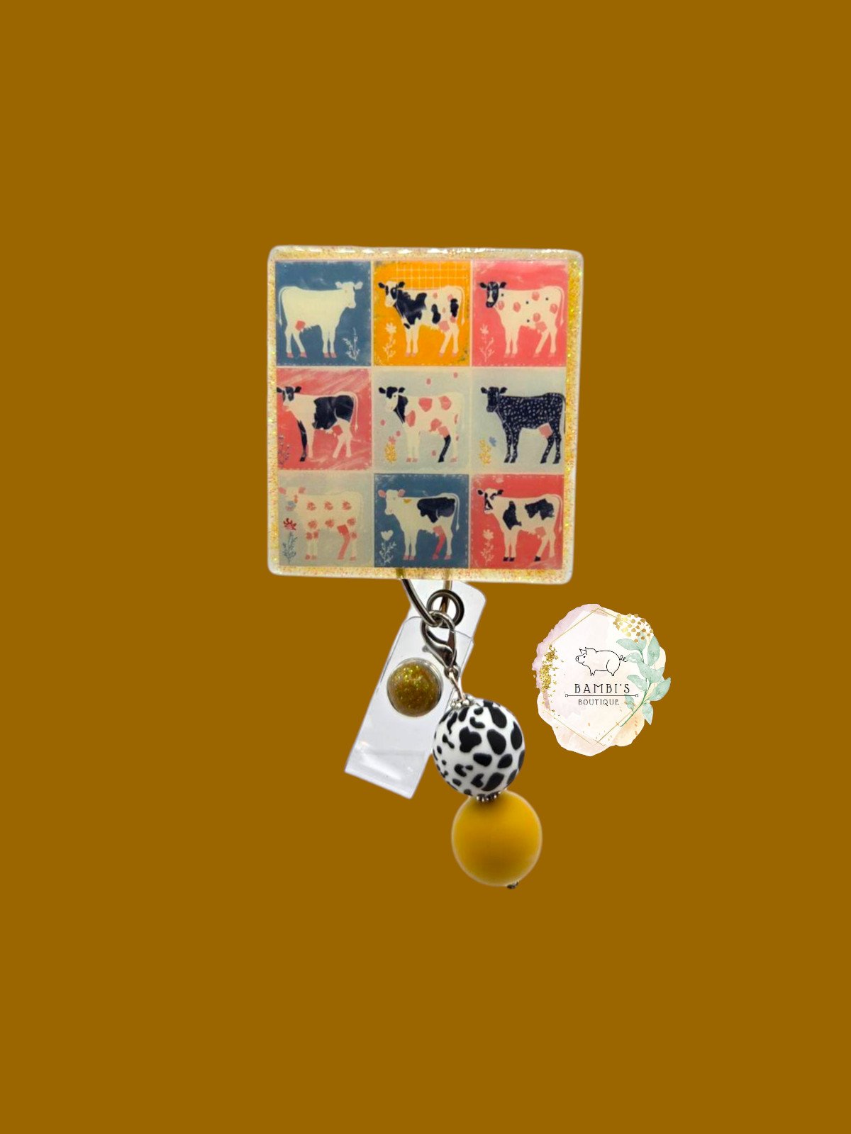 🐄 Cow Collage Badge Reel – Farm Fresh Vibes Edition
