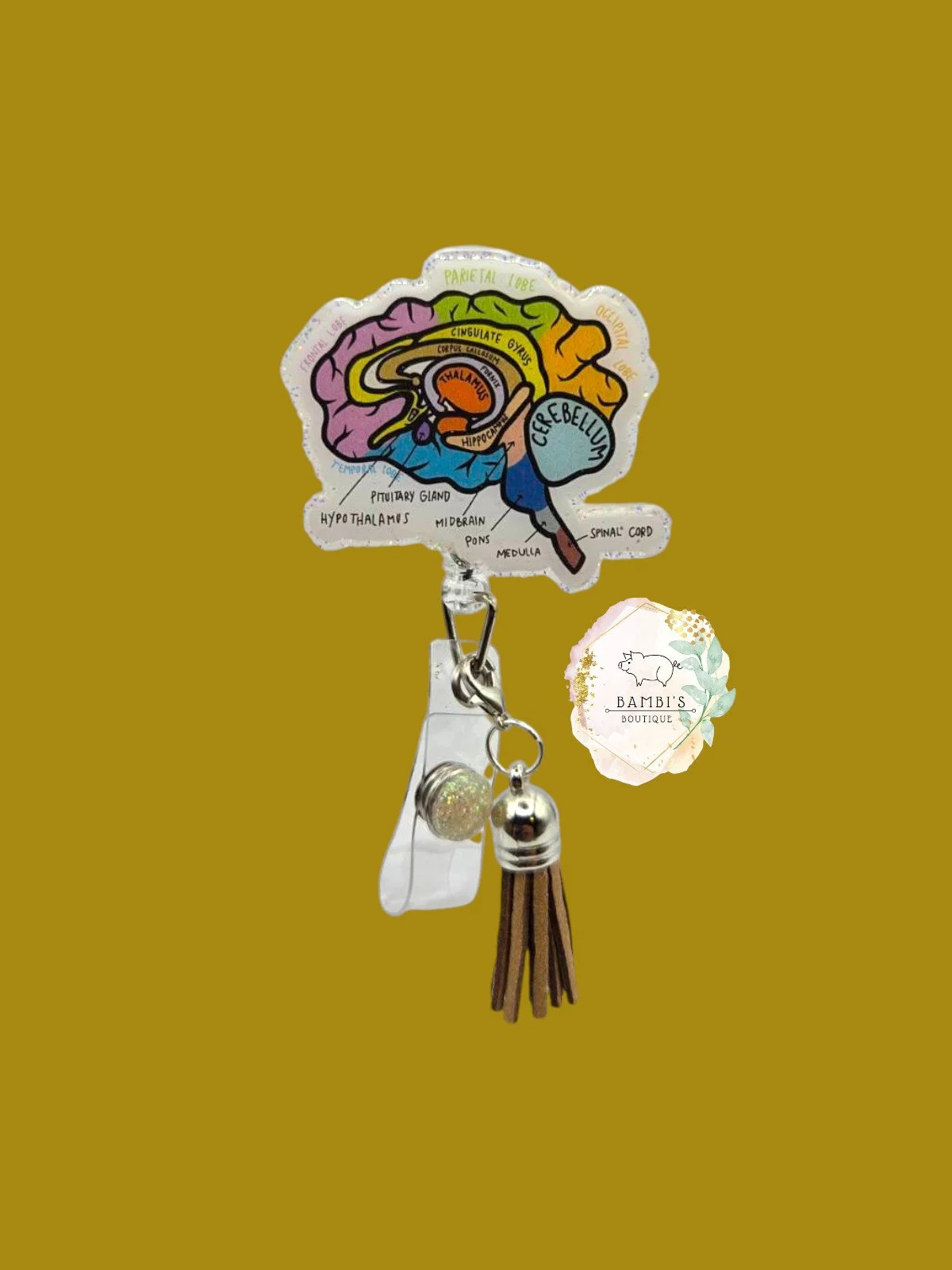 🧠 Brain Anatomy Badge Reel