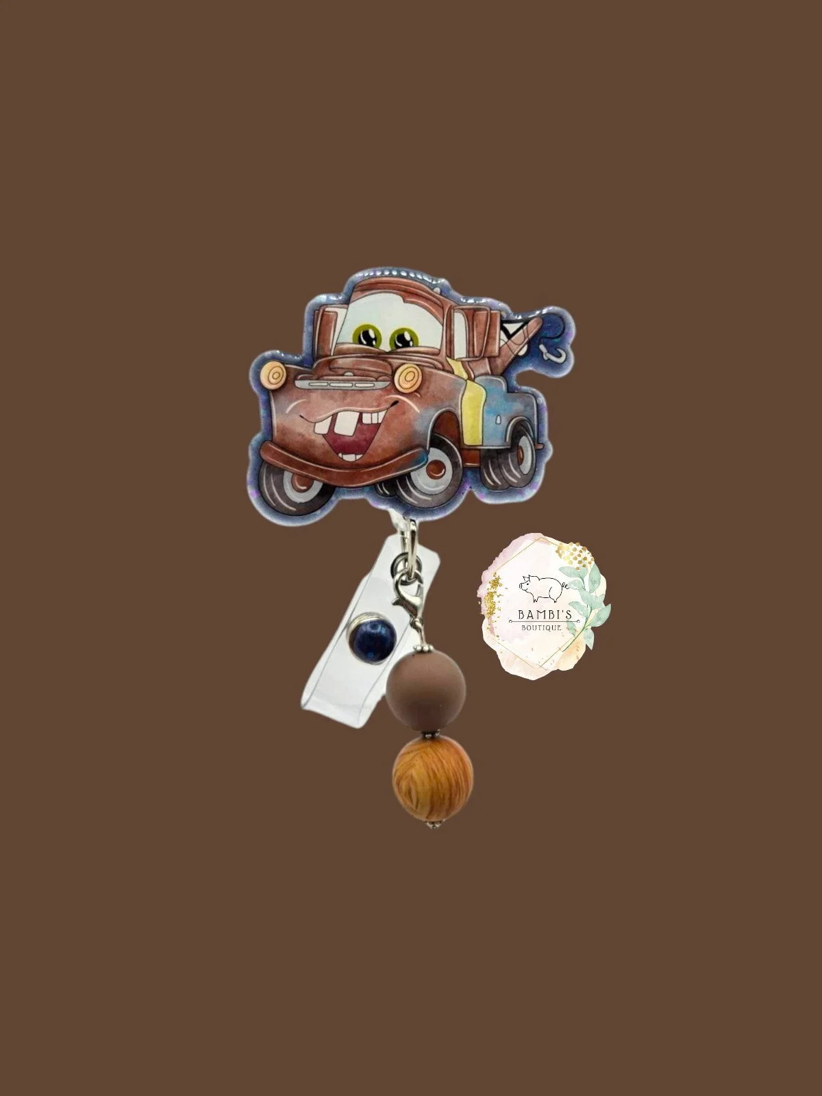 🚗 Tow Truck Badge Reel – “Howdy Partner” Edition