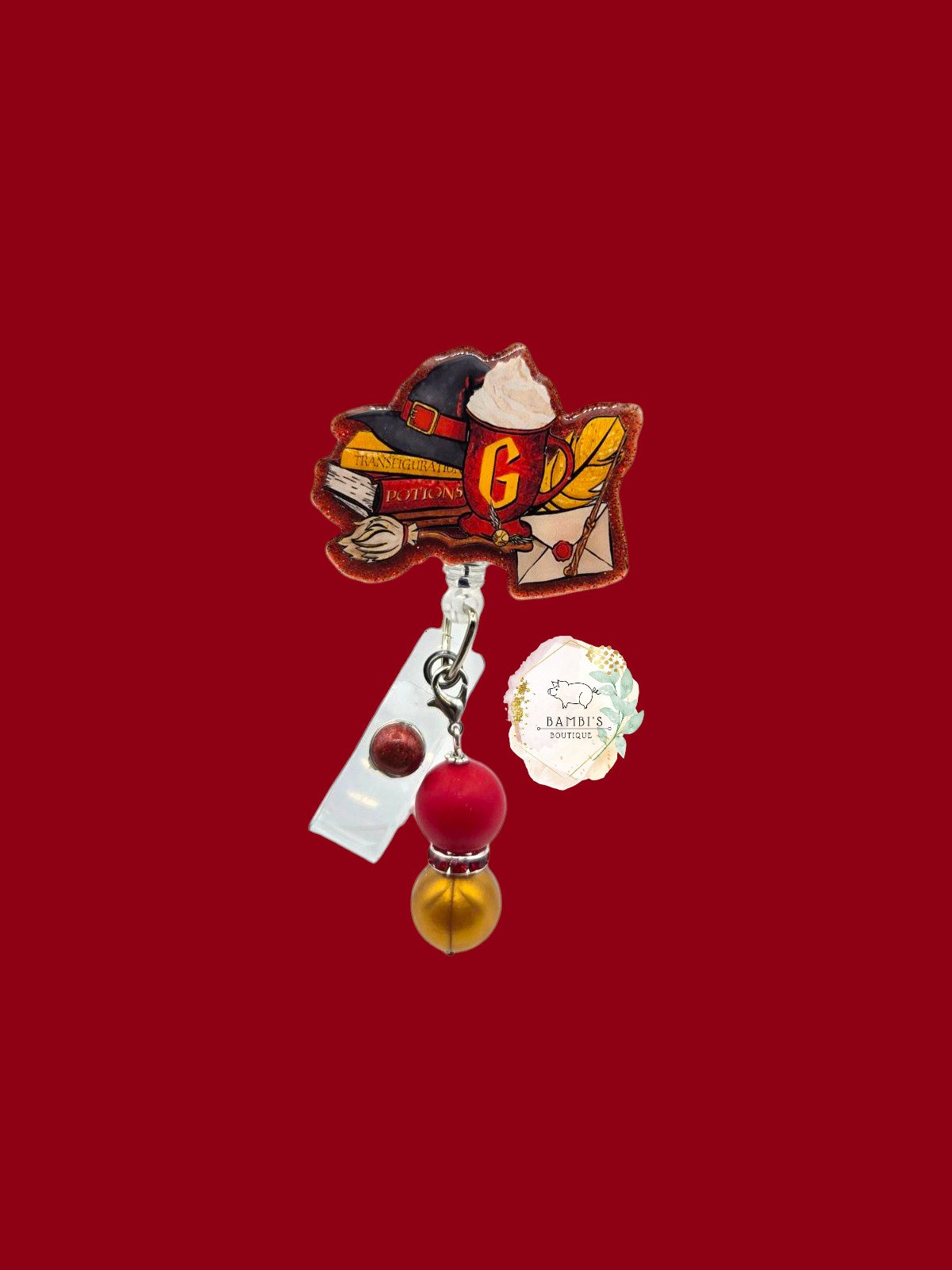 🔥 Gryffindor-Inspired Badge Reel – Courage & Bravery Edition