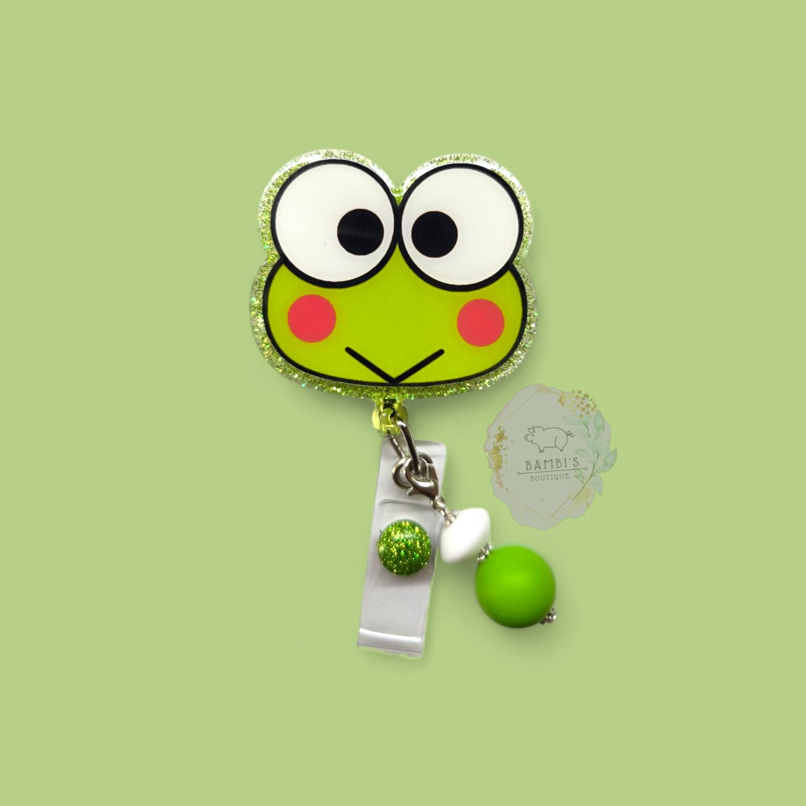 "Keroppi Kawaii" Badge Reel