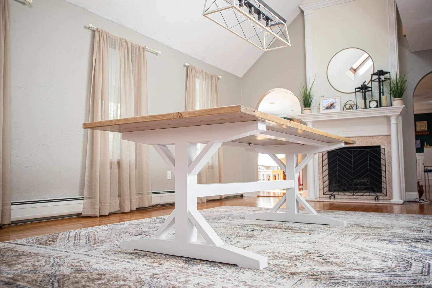 Farmhouse Style Dining Table Digital Build Plans — Casual Builds