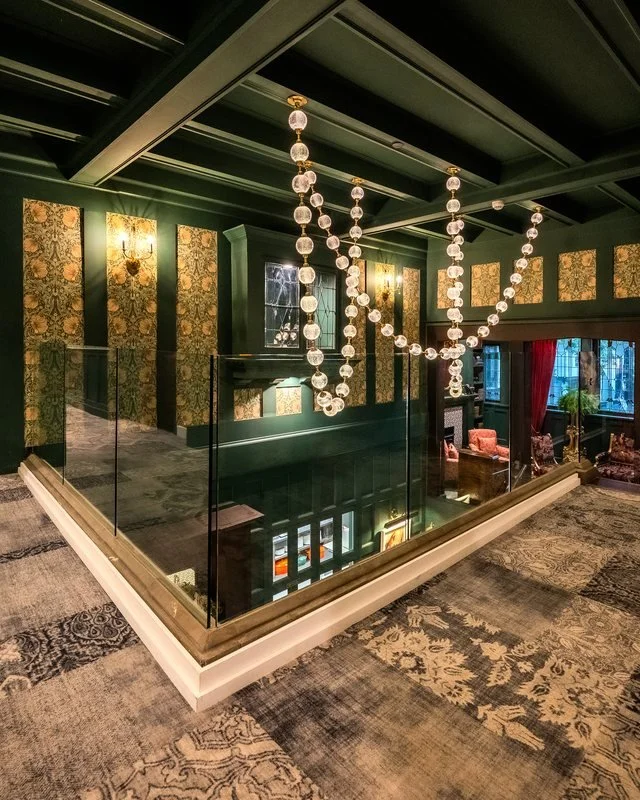Interior accent lighting installed during the Rosemead Hotel and English Inn renovation