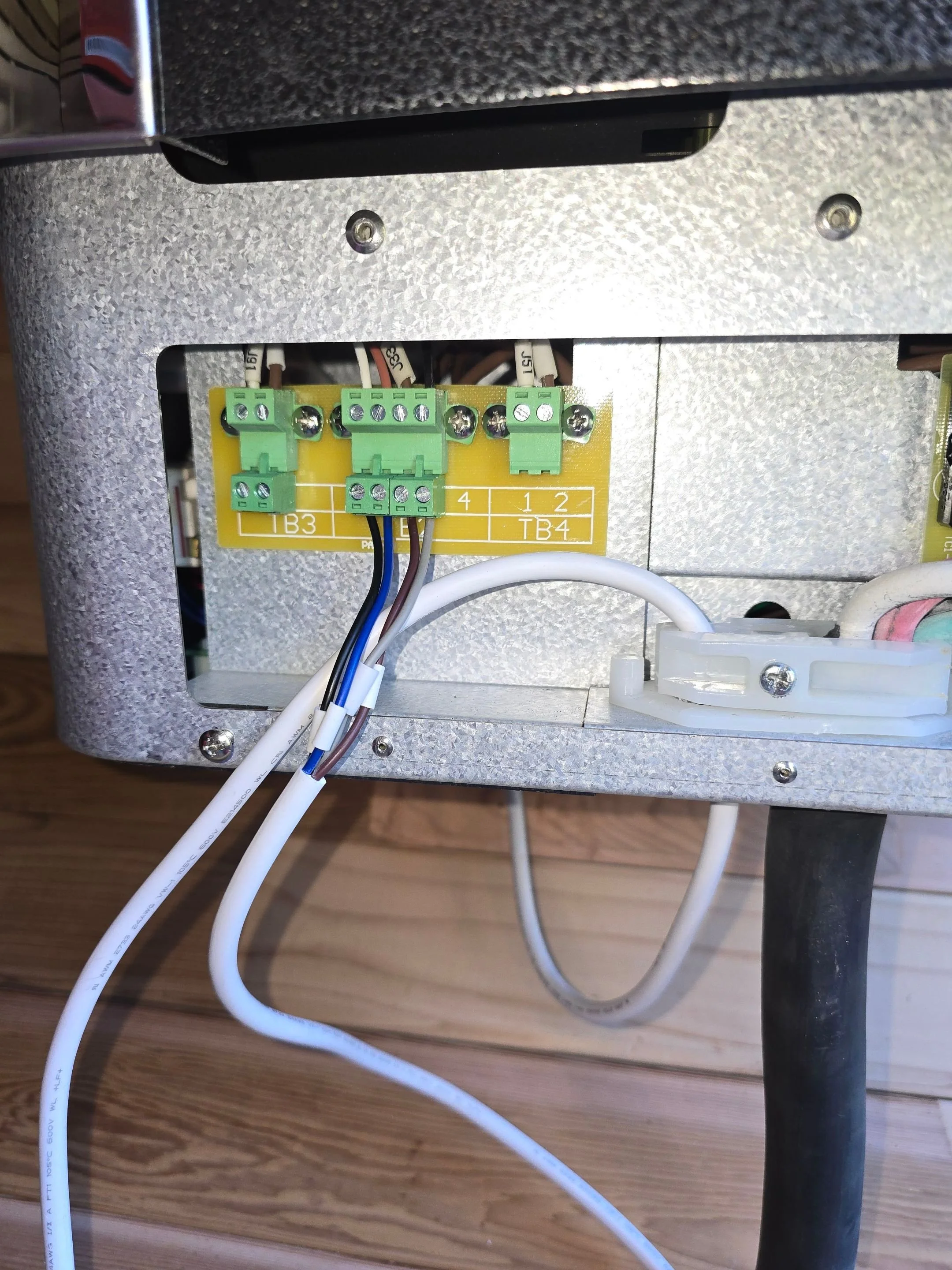 sauna running on its own dedicated circuit
