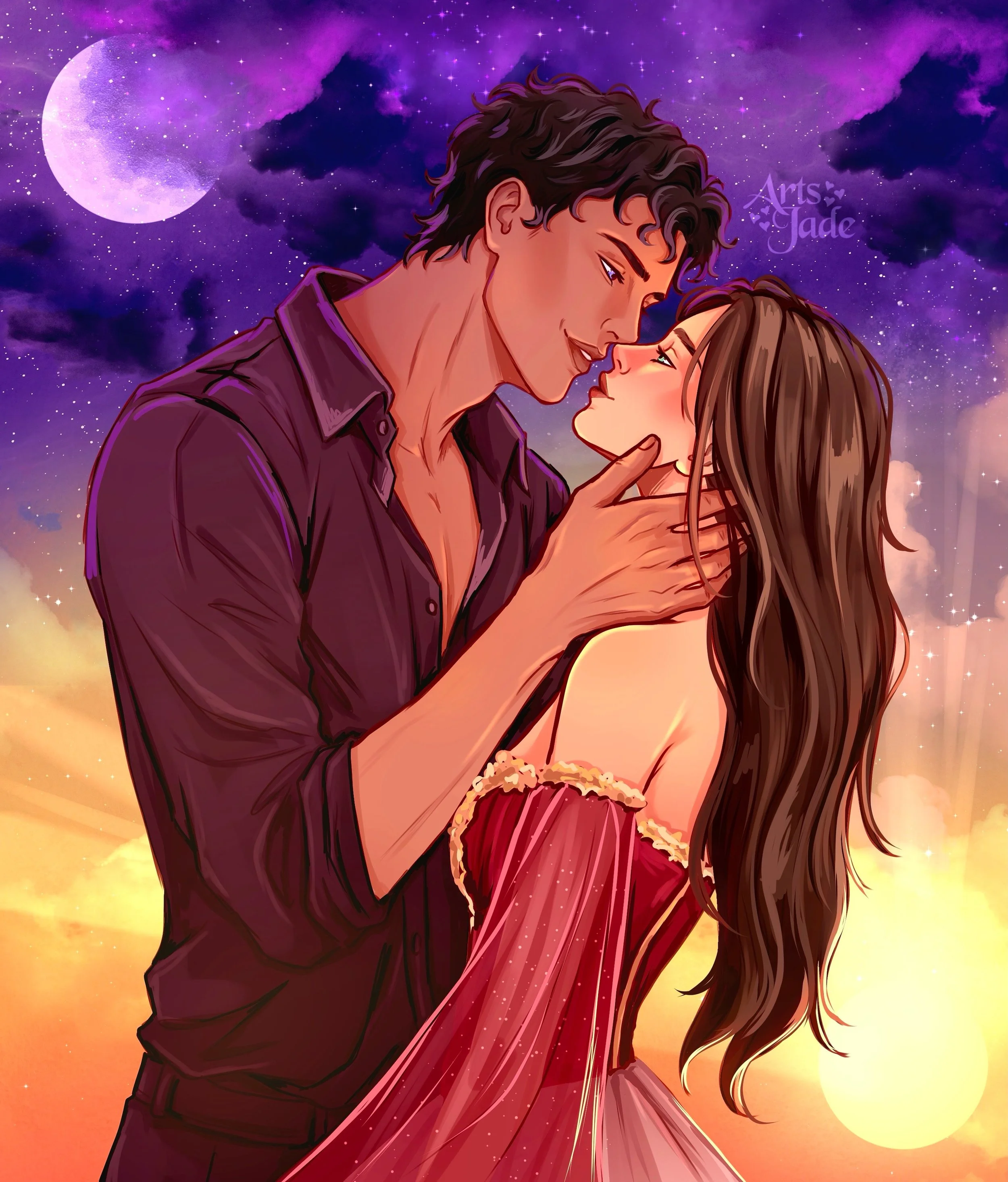 I need to write faster because even I need this moment on page 😍 

If you&rsquo;re a sucker for alllll the yearning and banter between fated mates, there is so much of that coming in Fall of the Wingless Night 🪽 💫 🌖 It&rsquo;s set to release SOON