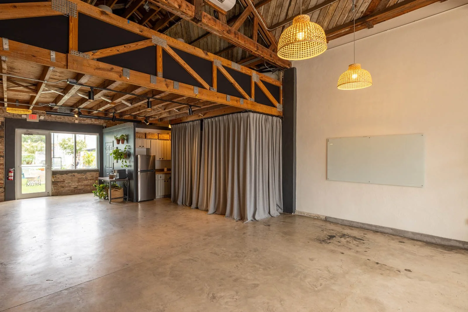 East Room Kitchen & Storage Area