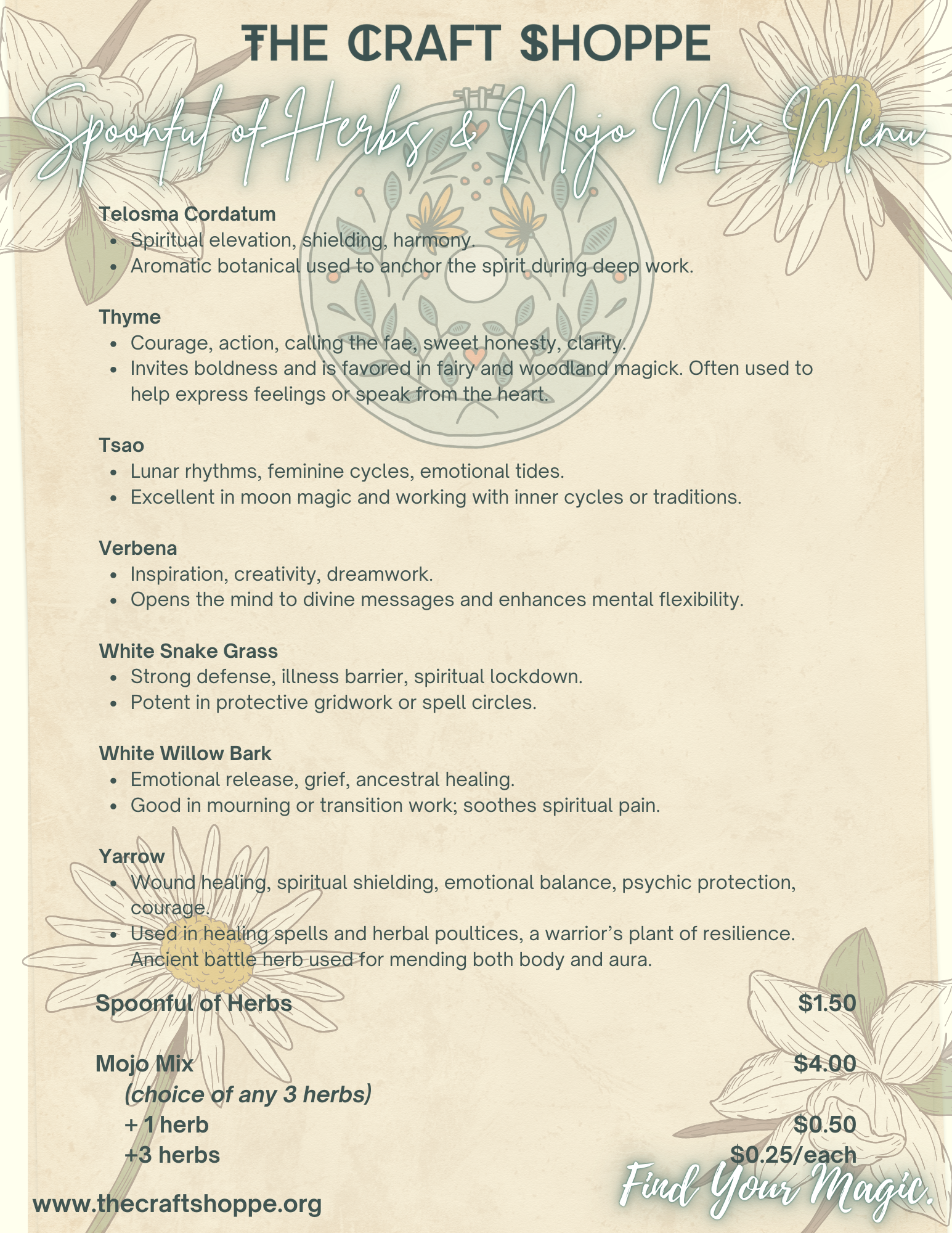 Spoonful of Herbs and Mojo Mix Menu Page 8.png