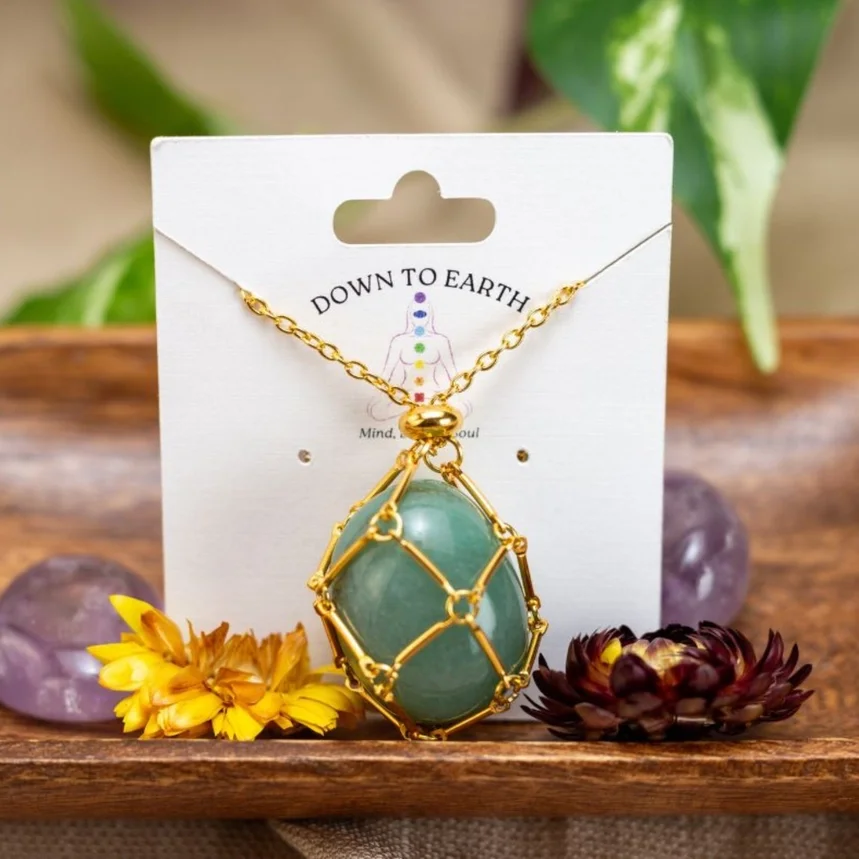 Adjustable Metal Crystal Holder Necklace-Gold-II.webp