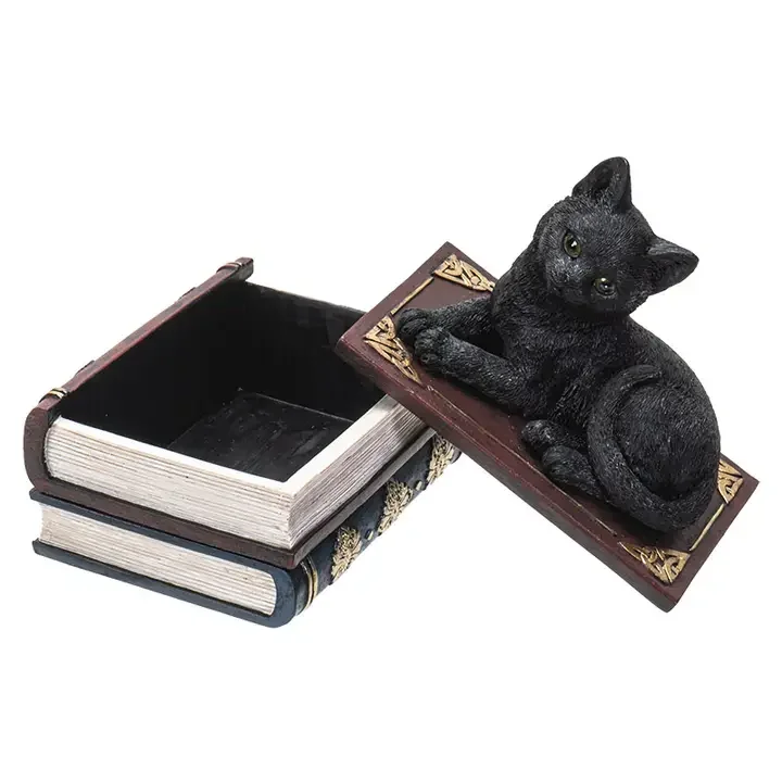 Black Cat on Books Keepsake Box-IIIII.webp