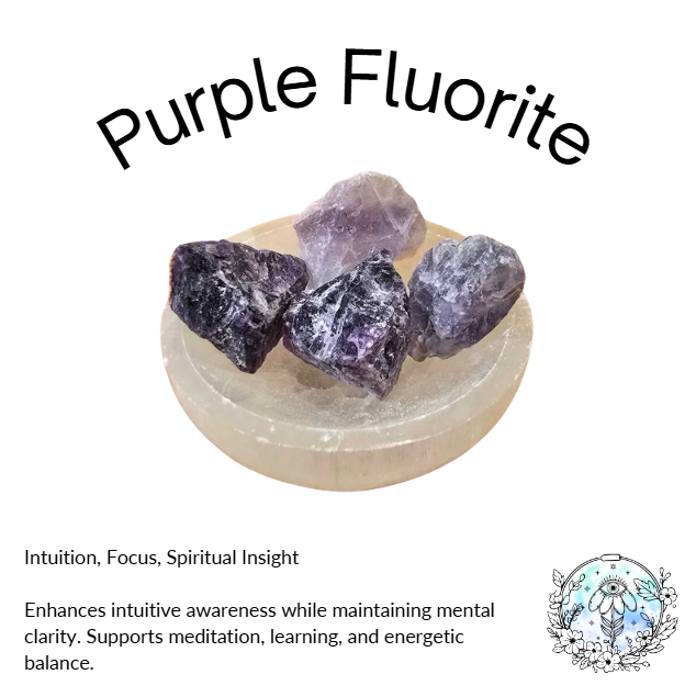 Raw Purple Fluorite