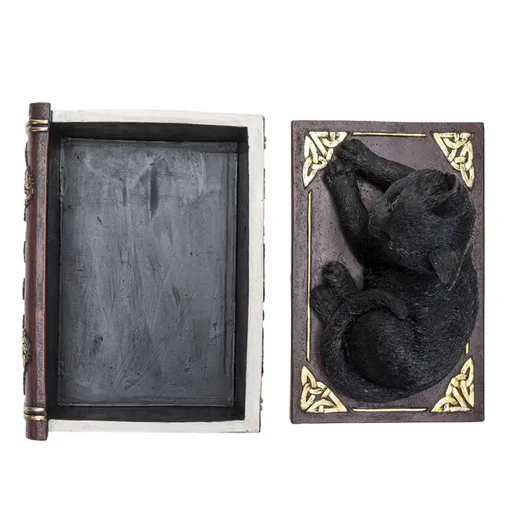 Black Cat on Books Keepsake Box-III.webp