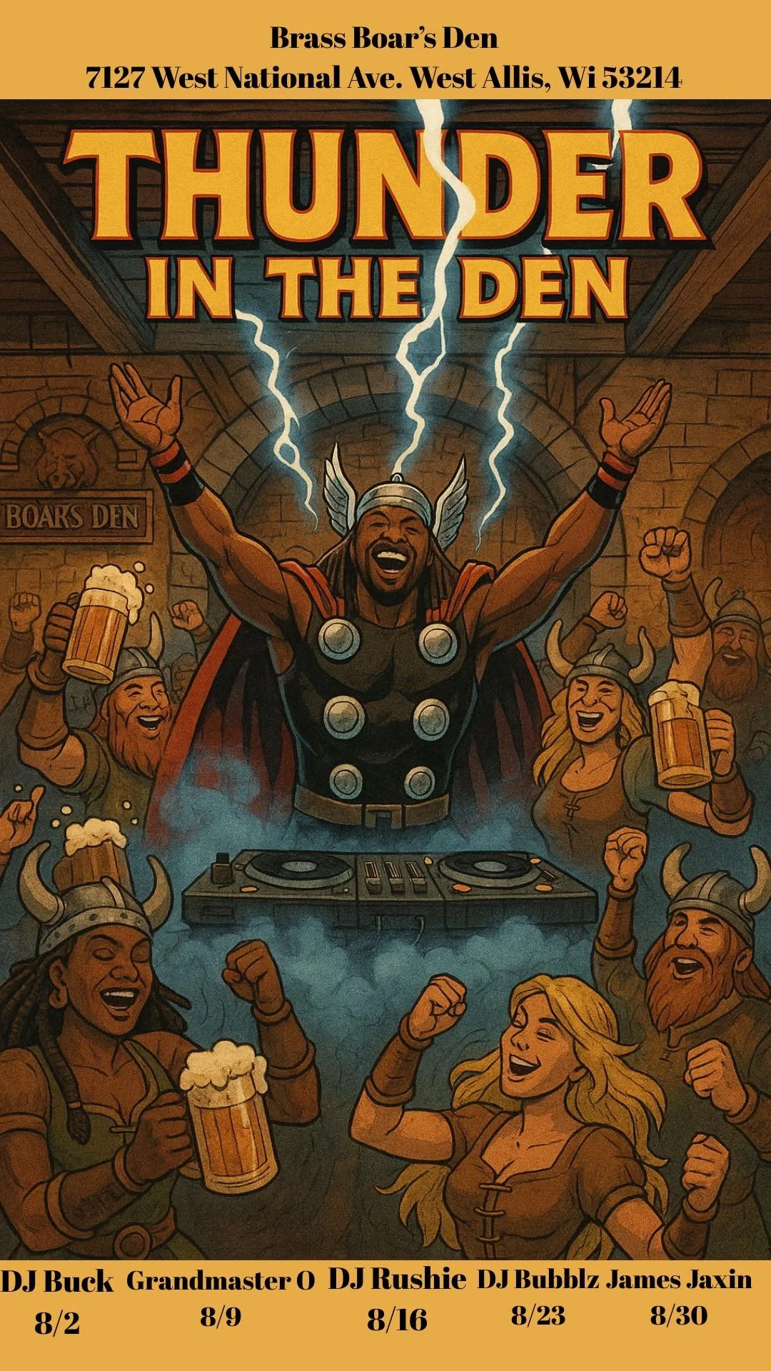 Yall know the drill! We in the Stallis tonight’s and tomorrow afternoon. Brass Boar's Den Pub is the move tonight at 10PM!