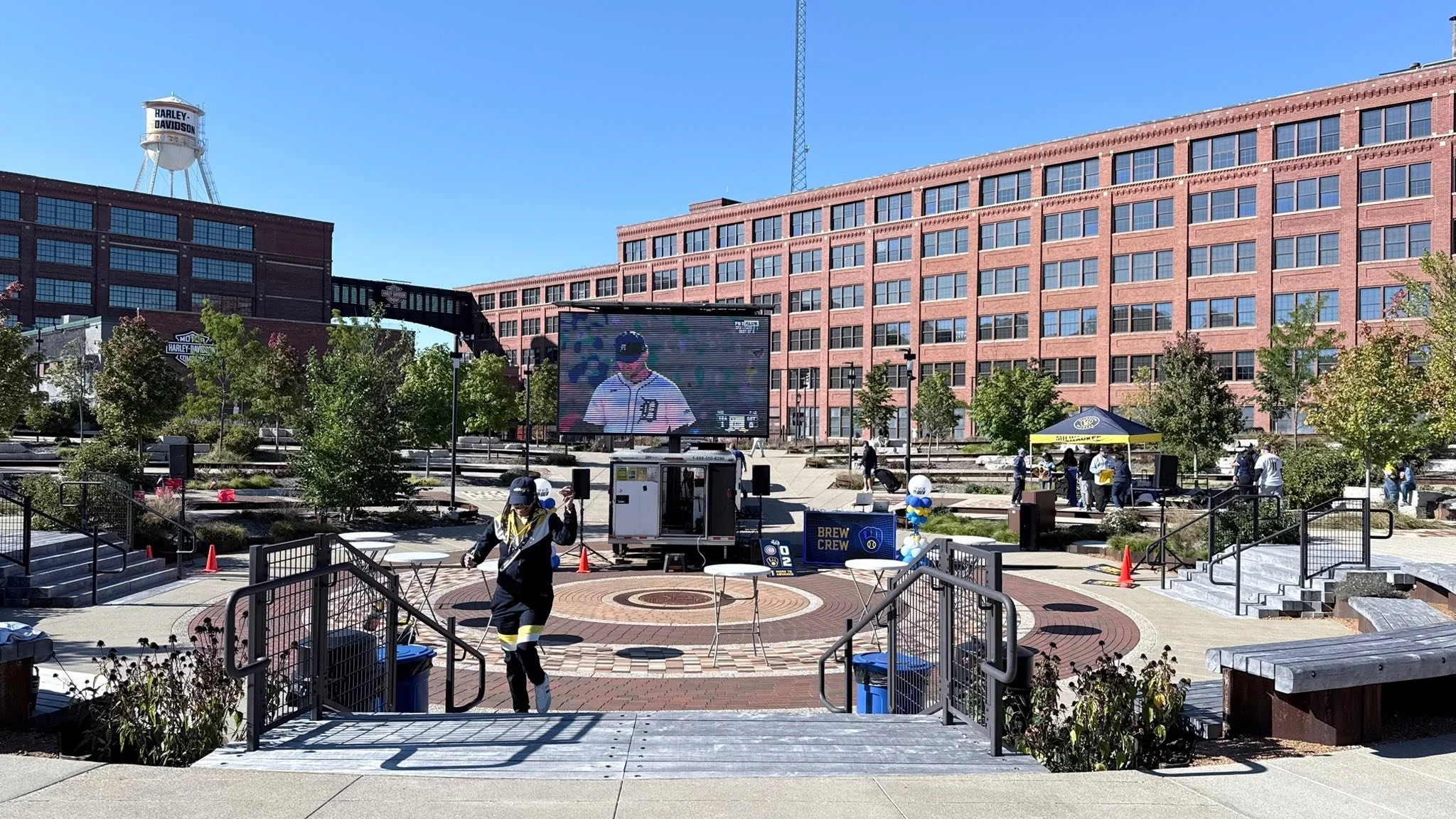 Join us today at Davidson Park MKE for the official! NLDS Game 3 Watch Party  first pitch kicks off at 4:08