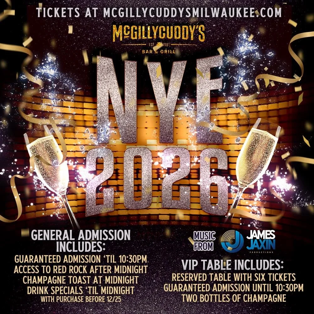 🎊 🎊 

It&rsquo;s time to start thinking about how YOU will celebrate your NYE! You know where I&rsquo;ll be, downtown at home base at McGillycuddys Bar partying and ringing in 2026 with my people. And YOU should be with us. Tickets and tables are a