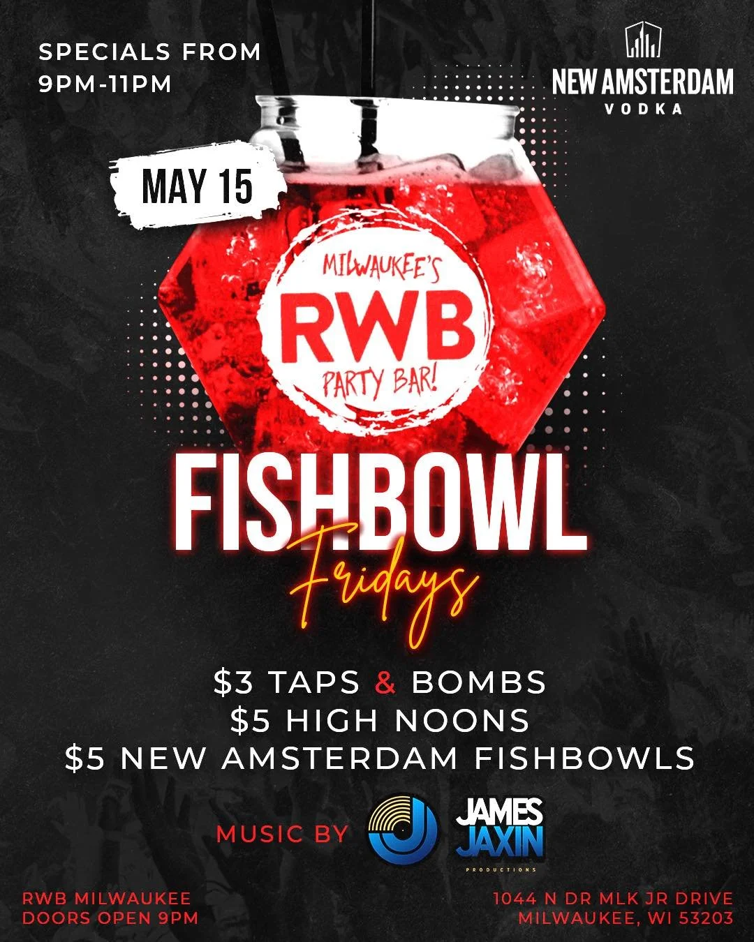 Hey world 👋 

Tonight is one of 4 nights you&rsquo;ll get to hang with me at a bar this month! Playing everything dance worthy at RWB Milwaukee tonight. Travis Beaumont and Taylor Denis start pouring rumpy&rsquo;s at 10PM. 🕙 I&rsquo;m going in on f