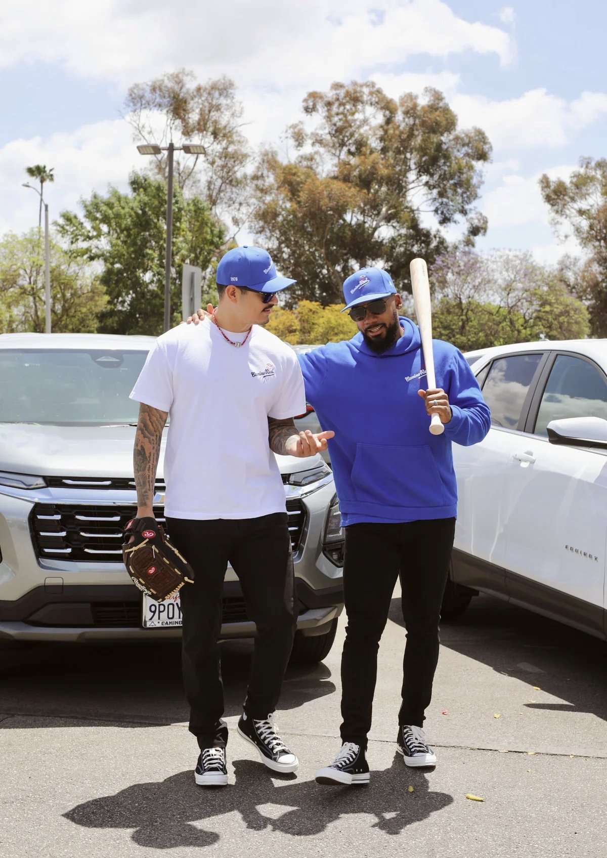 Los Angeles LA Dodgers Anthony Banda and Teoscar Hernandez Wardrobe Stylist Styled by Hannah