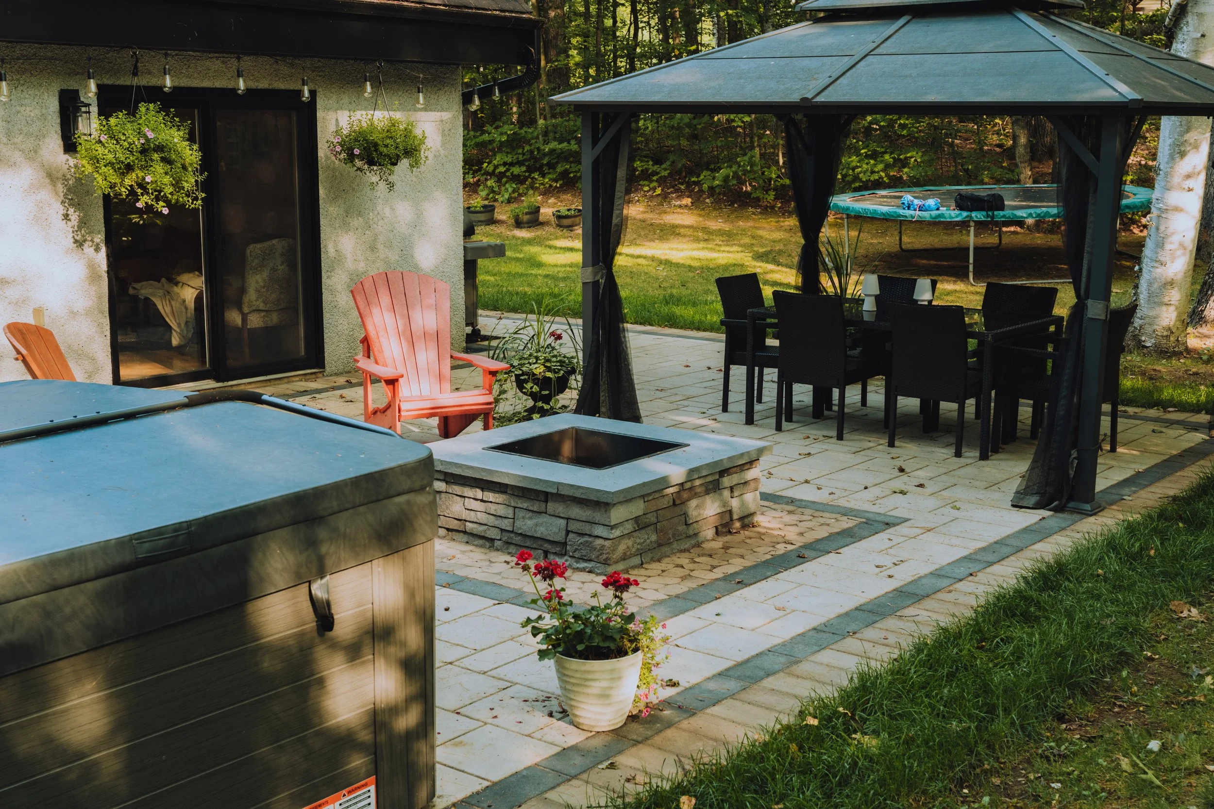 rond de feu en pavé