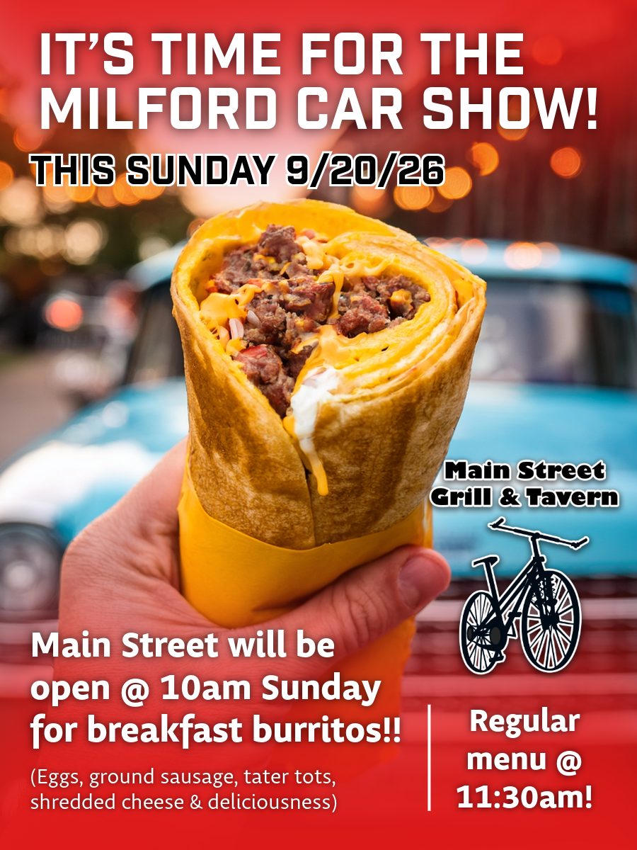Milford Car Show • Open at 10AM