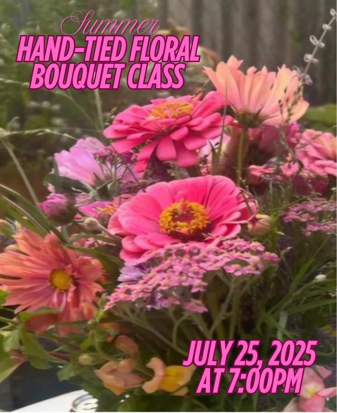 Hand-tied Floral Bouquet Class