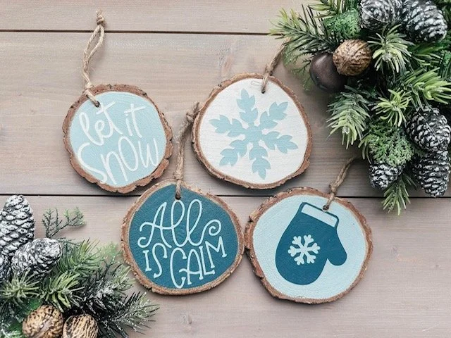 Christmas Ornament Painting at Little Straw Winery