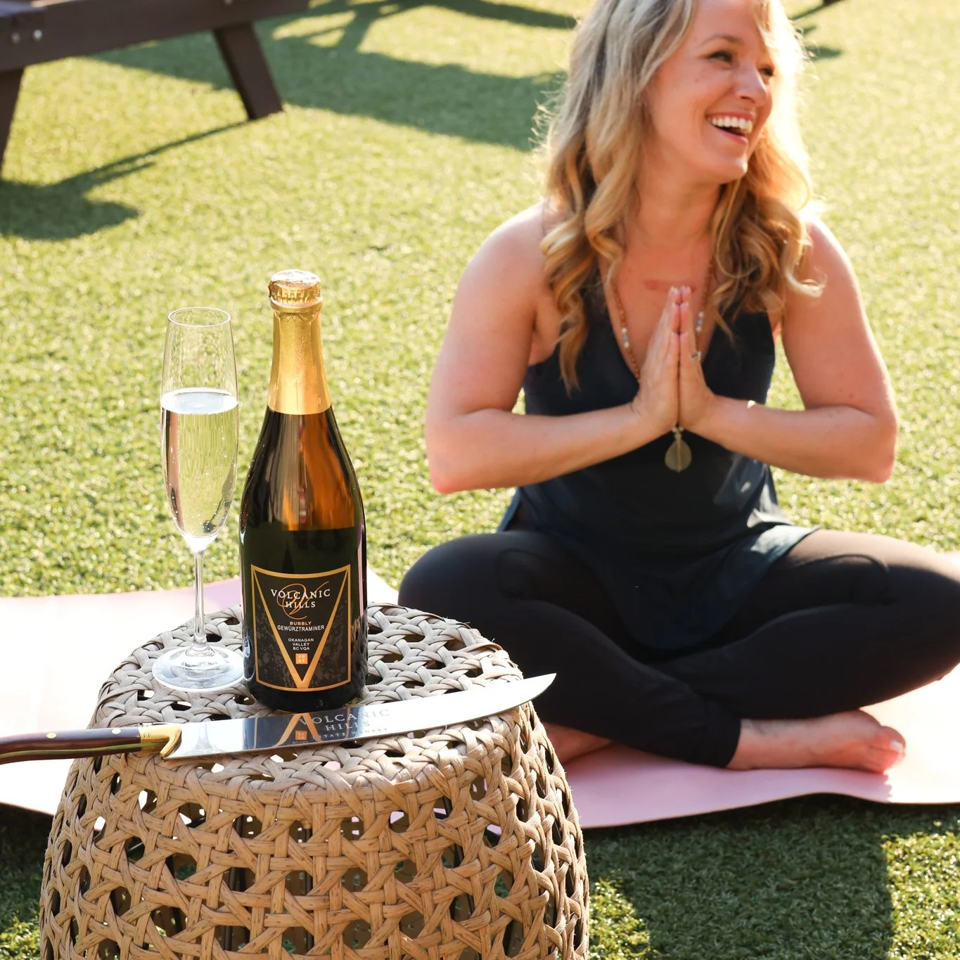 Morning Yoga, Bubbles & Bites