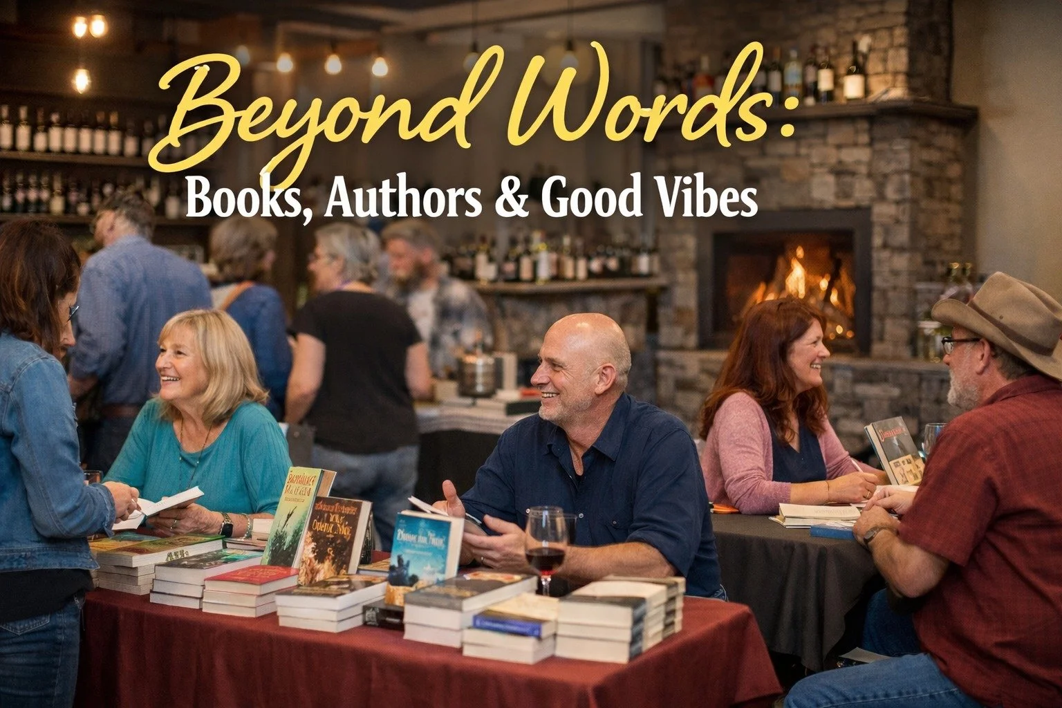 Beyond Words: Authors, Books &amp; Community Support at Grizzli Winery