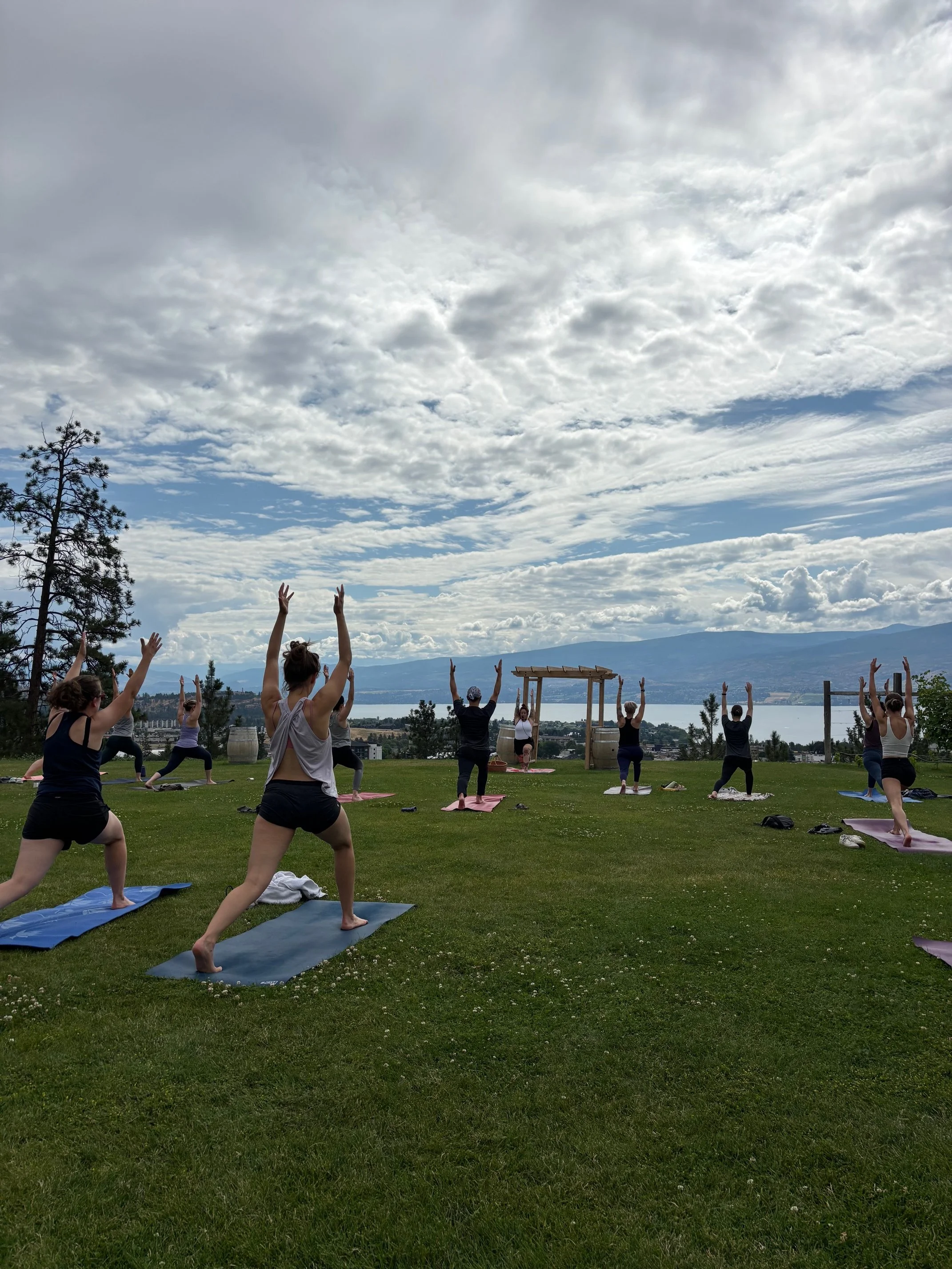 Yoga in the Vineyard at Off the Grid