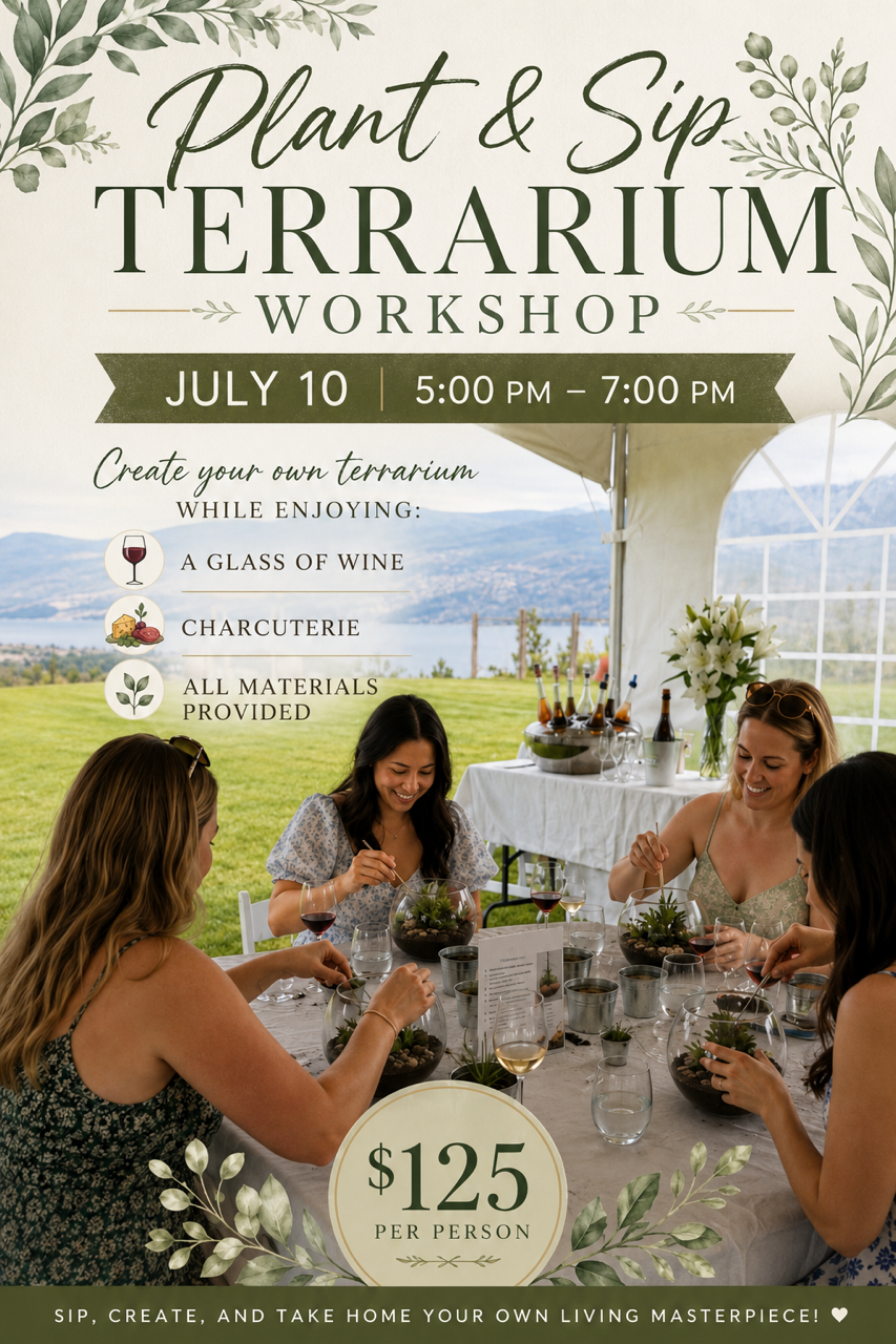 Plant & Sip Terrarium Workshop