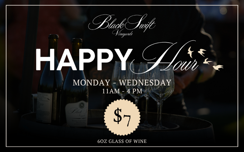 Happy Hour at Black Swift Vineyards 