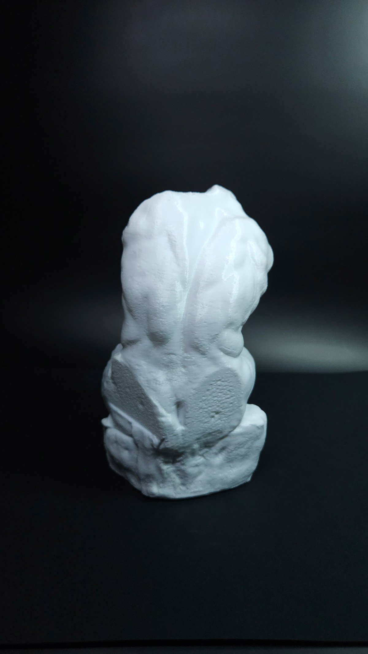3d printed Torso Belvedere reproduction with light