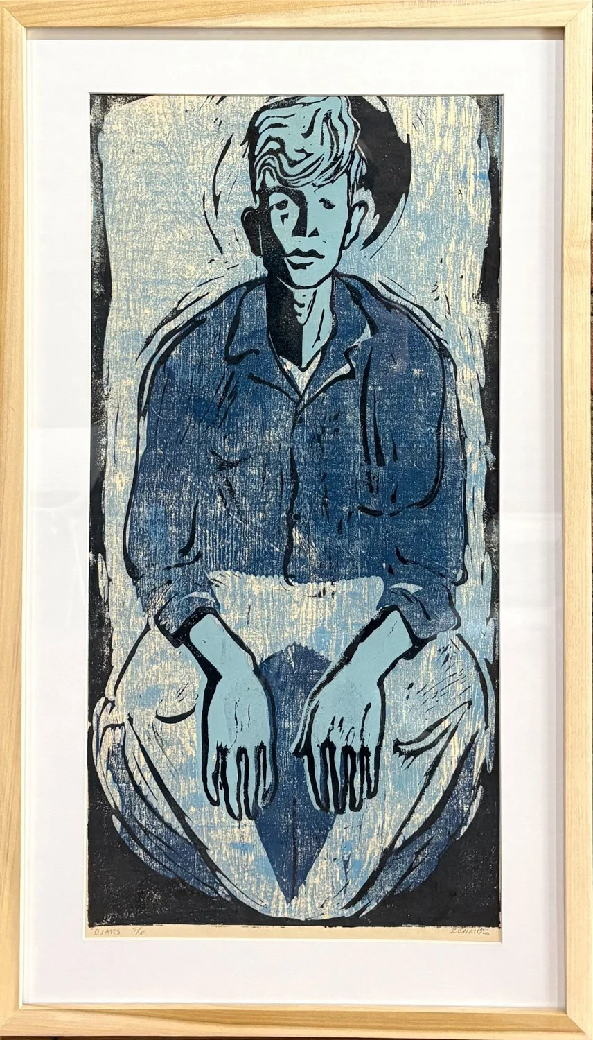 print on rice paper - flush mount