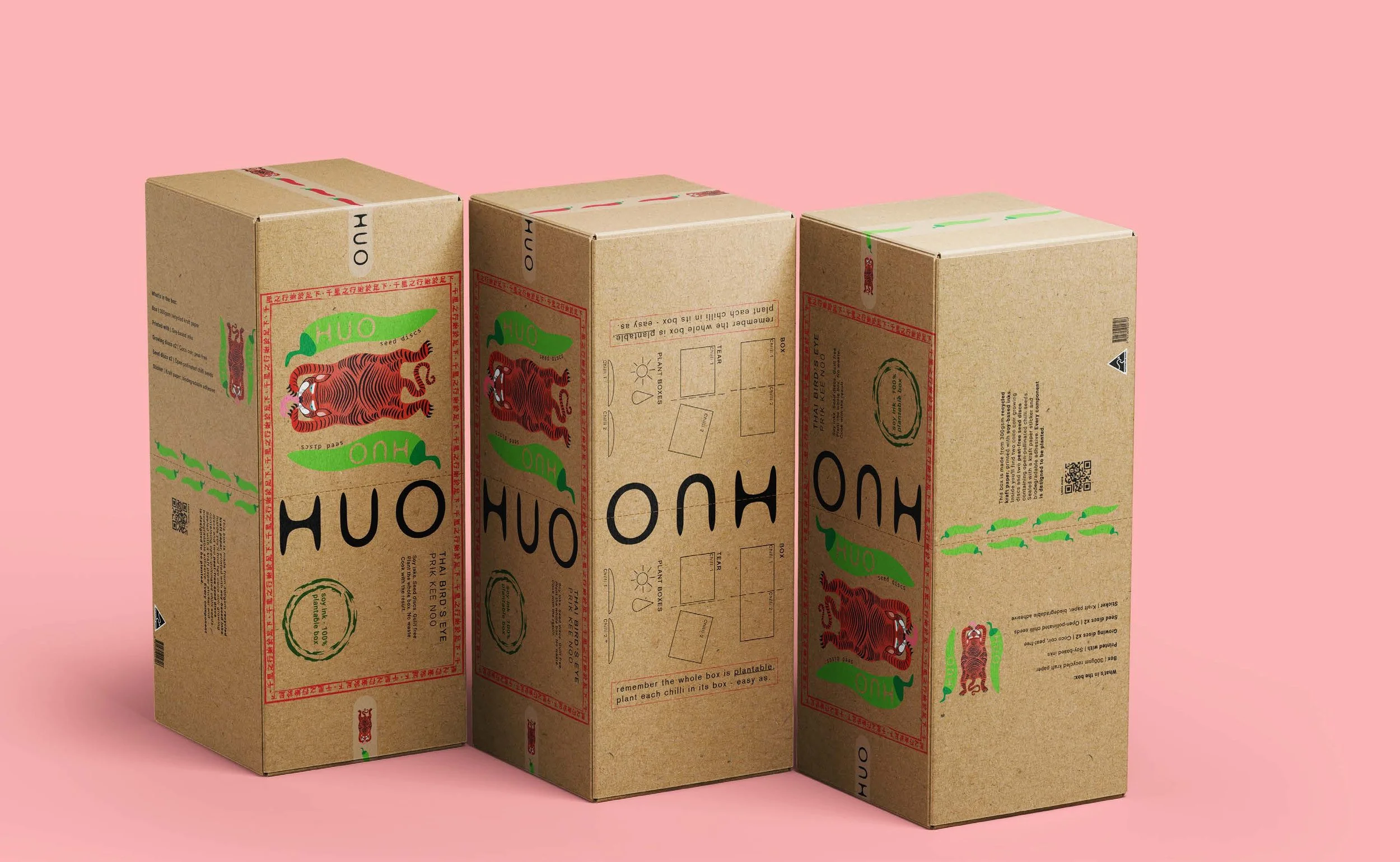 HUO Plantable Chilli Seed Discs