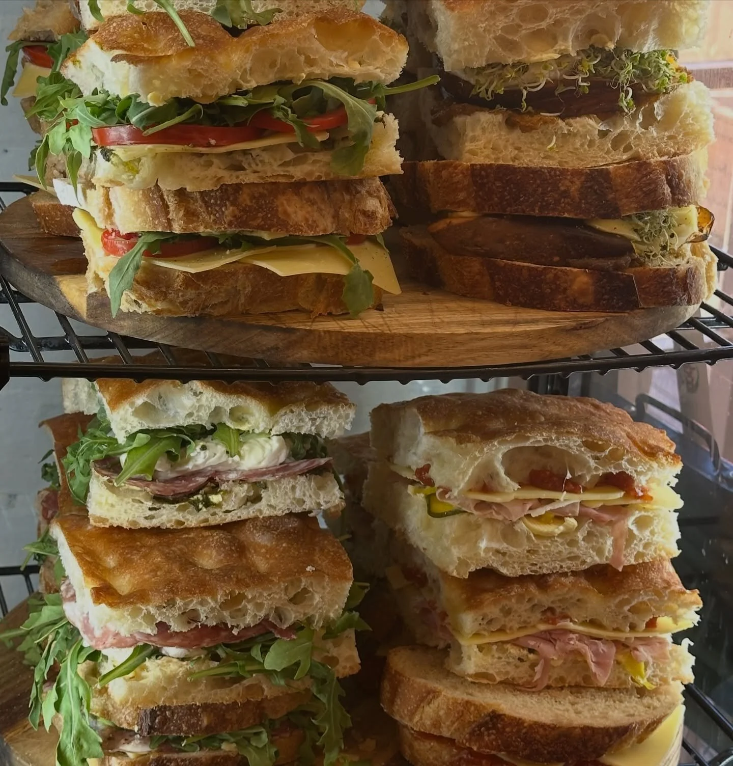 This weekend is already looking lush ✨

Sambos stacked with fresh focaccia, sourdough &amp; rye from our friends at @sonomabakery &mdash; honestly, YUM.

Local legends @house.of.suns and @gardensgatebakery are back for the weekend, and we&rsquo;ll be