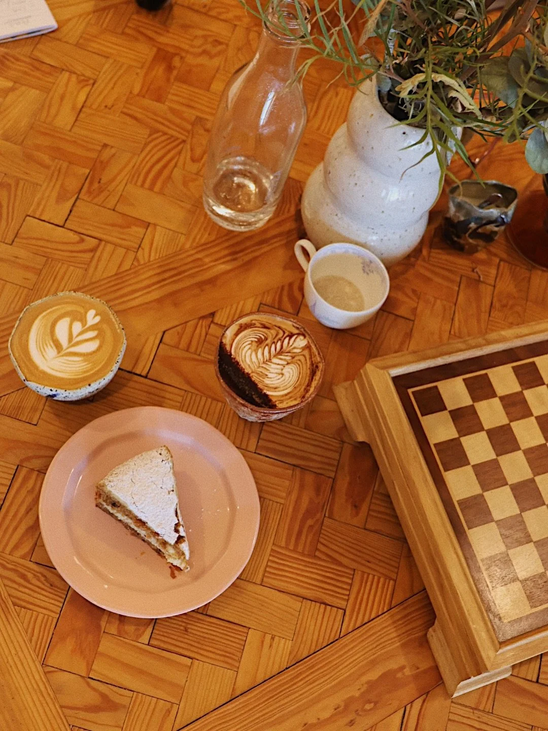 Vegan &amp; Gluten free goodies from @goodfatpastry fresh deliveries arrive on Thursdays 🧁

Butter is warm and cozy at the moment join us for a game of chess and a break from the cold change 🌷