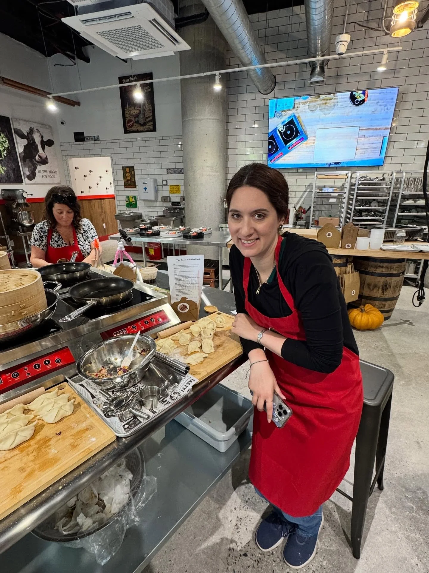 Today is my birthday and I also won a cooking class @thecooksstudio 👩&zwj;🍳

This was my first time making dumplings and potstickers. Not only did I have fun, but they tasted great. 

This year I&rsquo;m giving myself the gift of new experiences. H