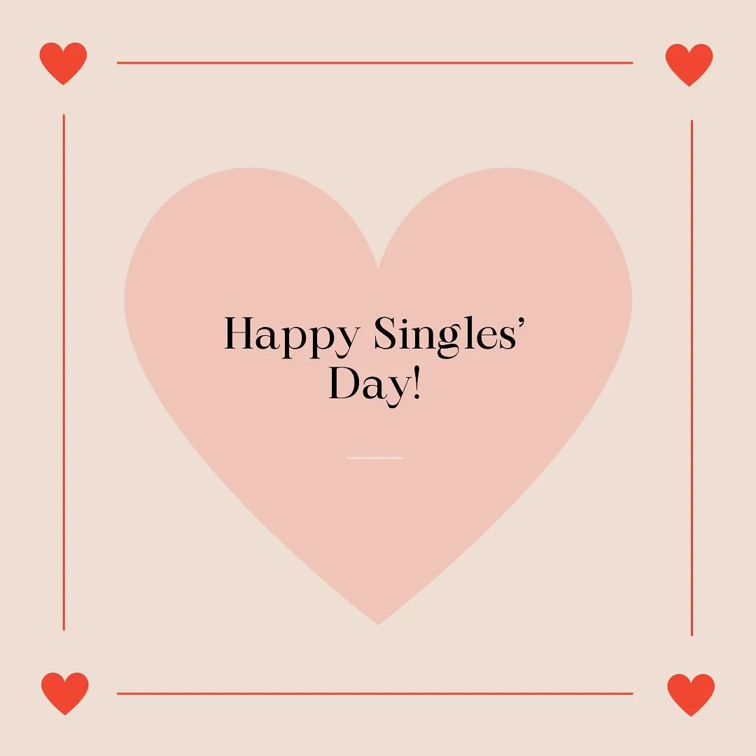 It&rsquo;s 11.11! Happy Singles&rsquo; Day!

Celebrate being complete on your own. 🎉