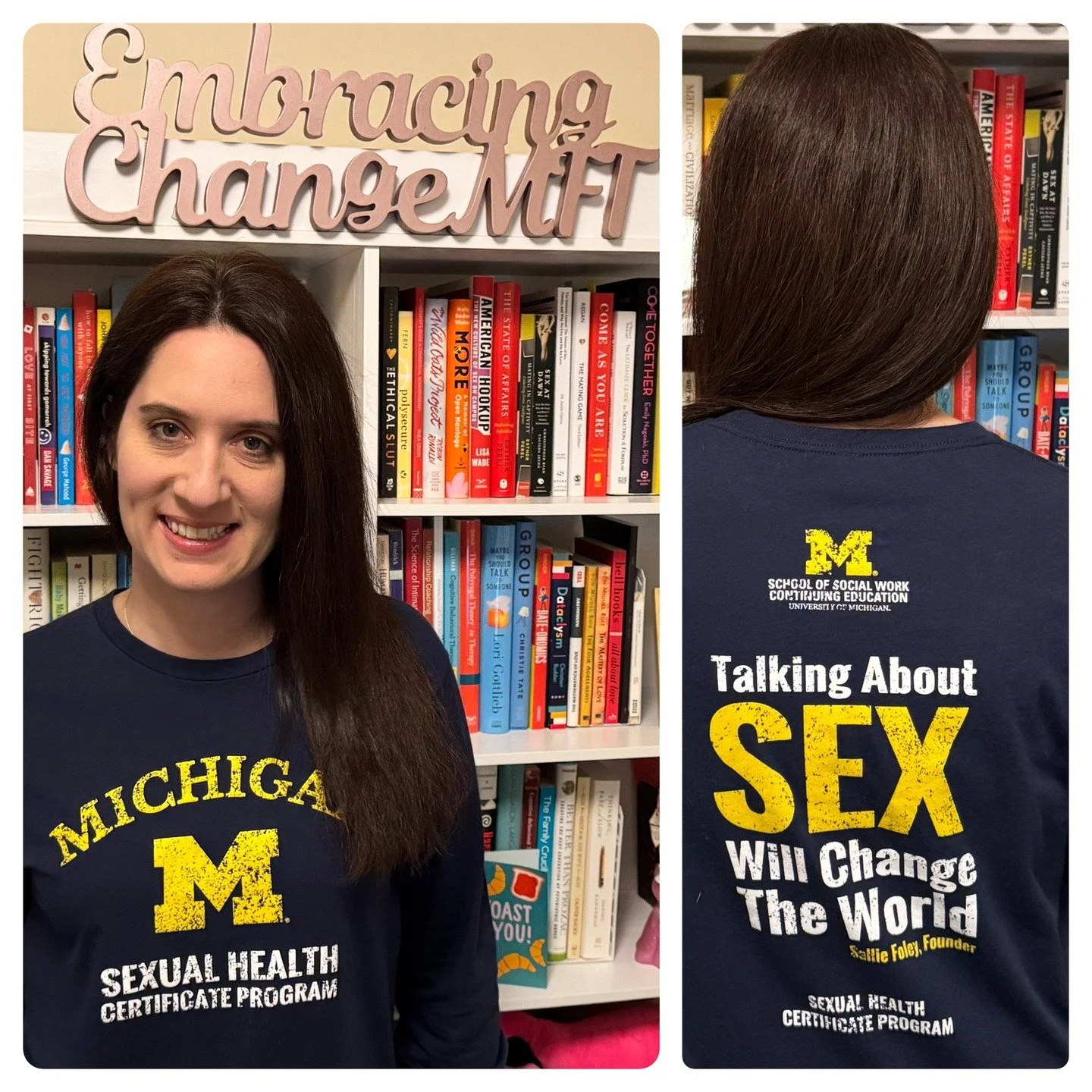 Adding new letters (CST) after my name. I just received notice that I am officially an AASECT Certified Sex Therapist! 🎉 

For the past few years, I&rsquo;ve poured my time, heart, and curiosity into becoming an AASECT Certified Sex Therapist after 