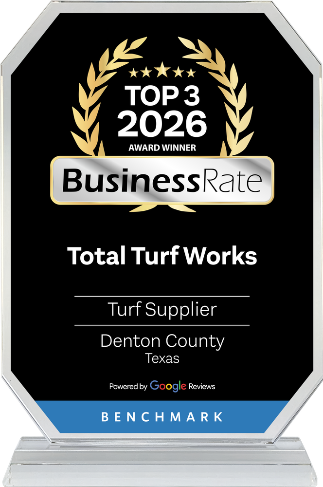 BusinessRate Top 3 2026 crystal award, Total Turf Works