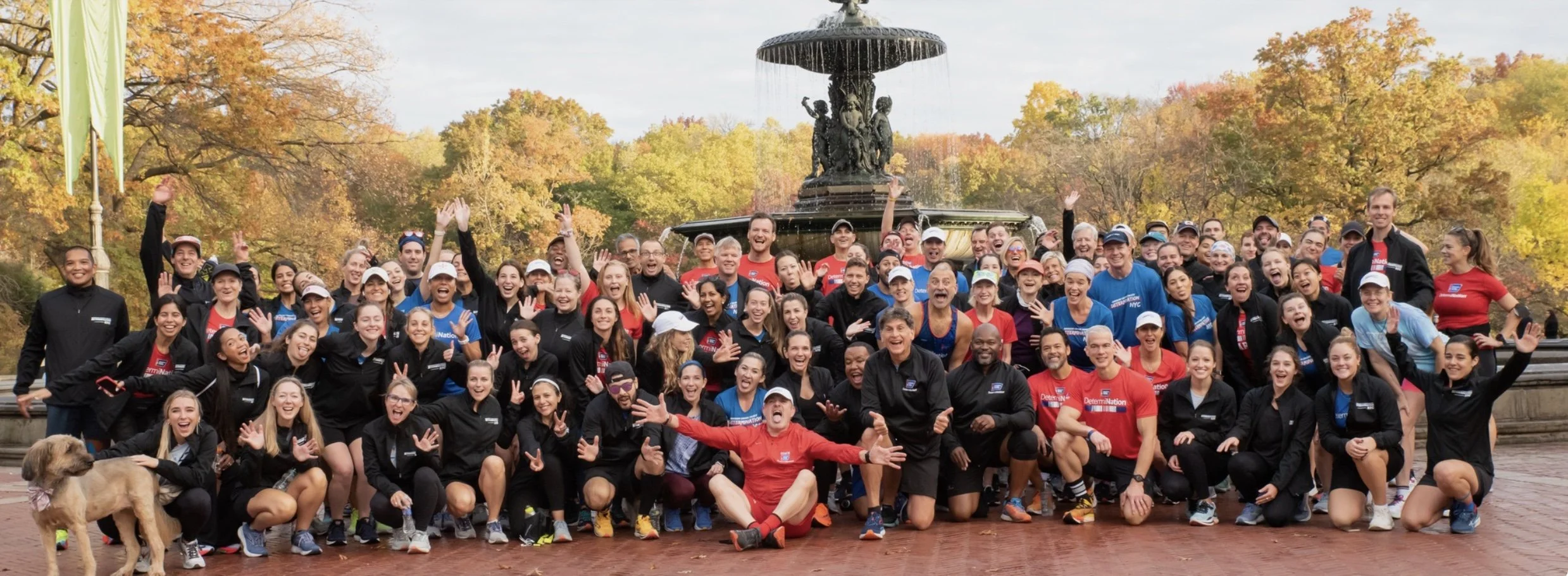 Team Determination, an American Cancer Society (ACS) team who trained together for the NYC Marathon.