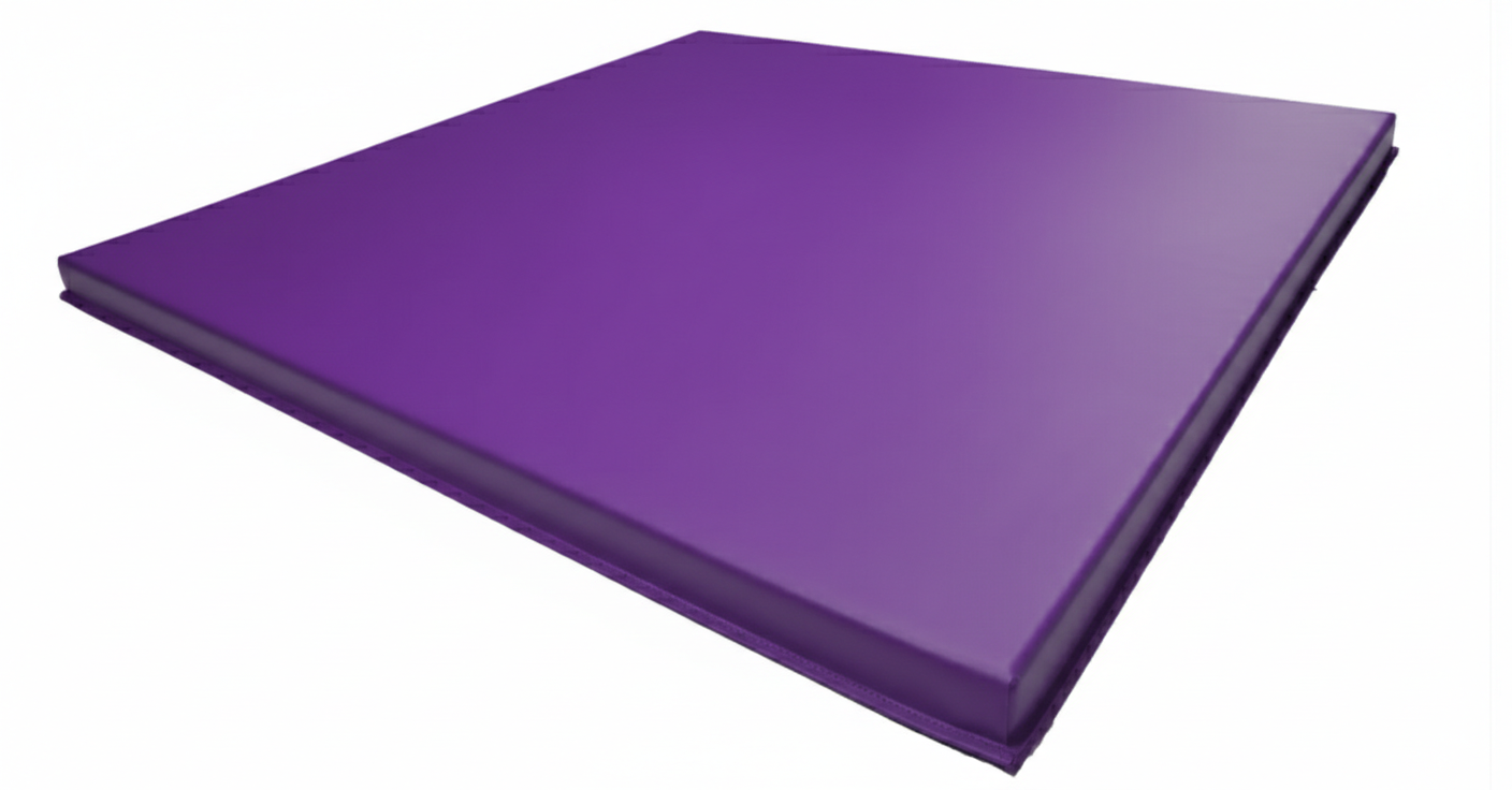 A closed purple laptop with a smooth surface and rounded edges, viewed from a slightly elevated angle