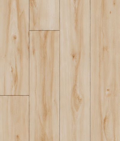 Mele Mele SPC vinyl flooring sample with golden wood-look grain