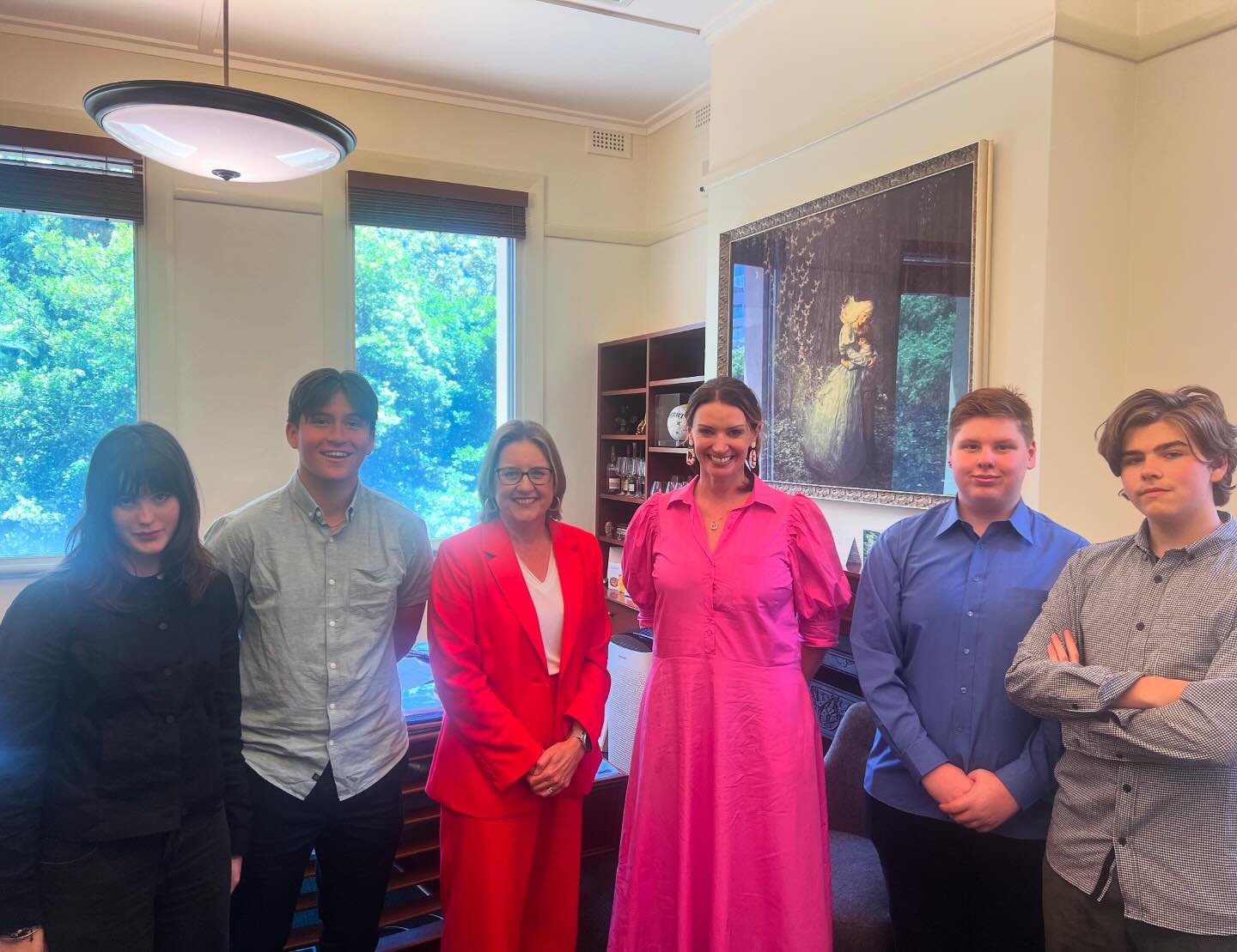It&rsquo;s @footscray_high_school Work Experience Week! 

As part of my office&rsquo;s program, we bring the students into Parliament for a day. They had the opportunity to have a chat with the Premier @jacintaallanmp, the Speaker, @mareeedwardsmp an