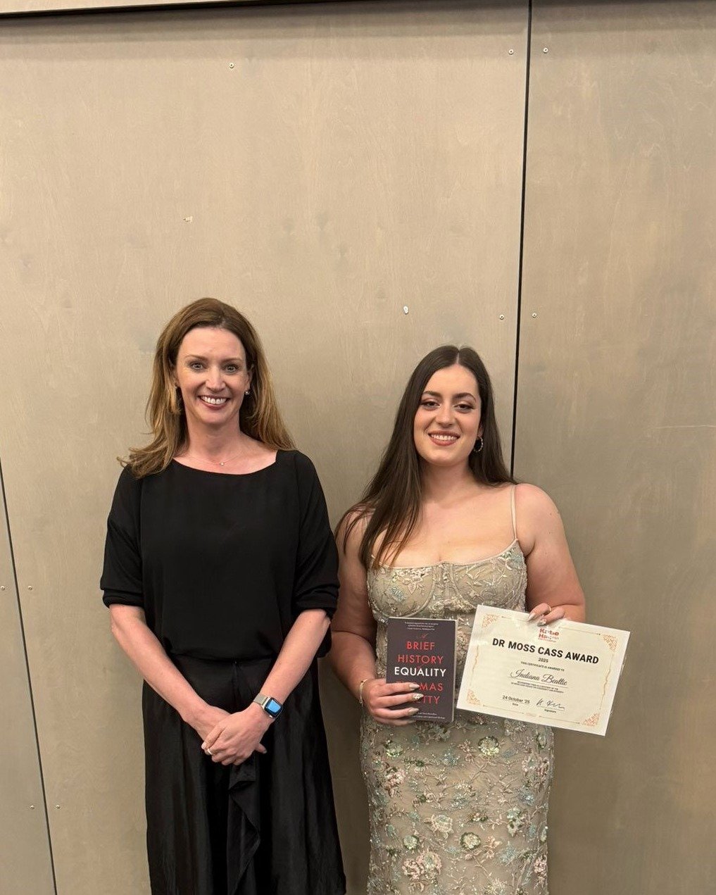 This has been a fantastic year for the Moss Cass Award, with the highest number of schools participating yet.

The award celebrates the legacy of Dr Moss Cass and recognises young people who demonstrate leadership through kindness

Congratulations to