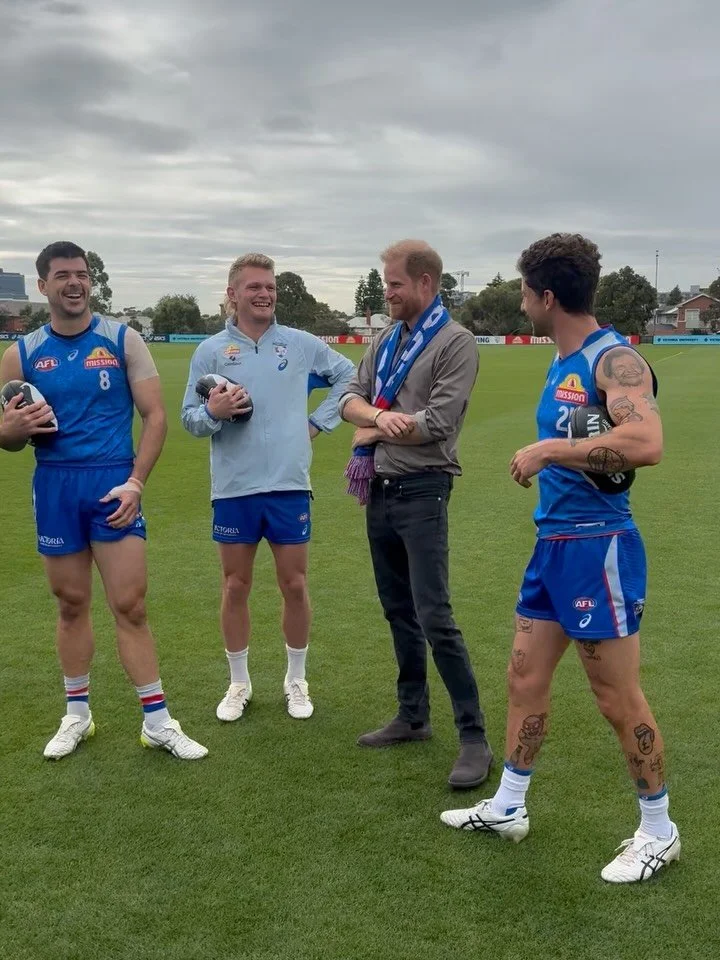 This collaboration wasn&rsquo;t on my bingo card for 2026 - but I&rsquo;m here for it, and it&rsquo;s powerful! 

The Duke of Sussex chose Footscray to share an important message about men&rsquo;s health with @movember and the @wbcfoundation. He spok