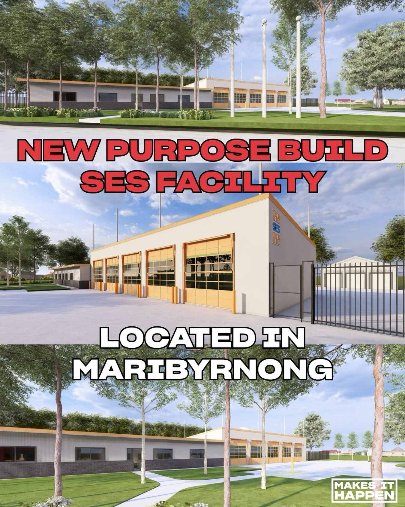 Throwback to last years budget! 

I secured funding to deliver a new purpose built SES Unit for Footscray volunteers.

Construction will begin in November &ndash; but here&rsquo;s a first look at what&rsquo;s to come!