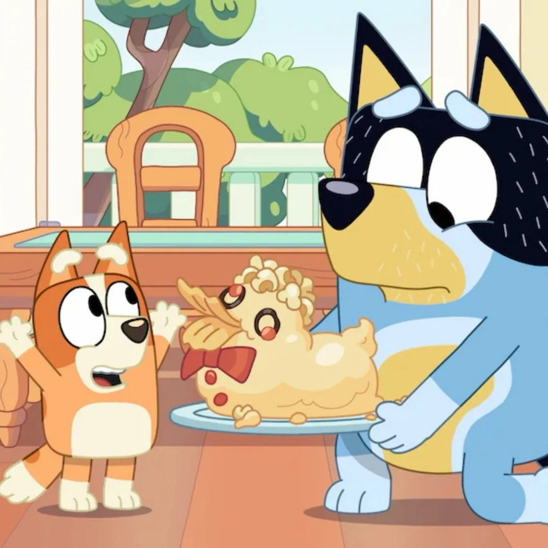 When I want to laugh (or a restorative cry), nothing compares to Bluey. 

Dance Mode, Takeaway&hellip; SLEEPY TIME! My kids have even started listening to Custard, IYKNYK. 
 
So it is with duck-cake level excitement that a Bluey exhibition will open 